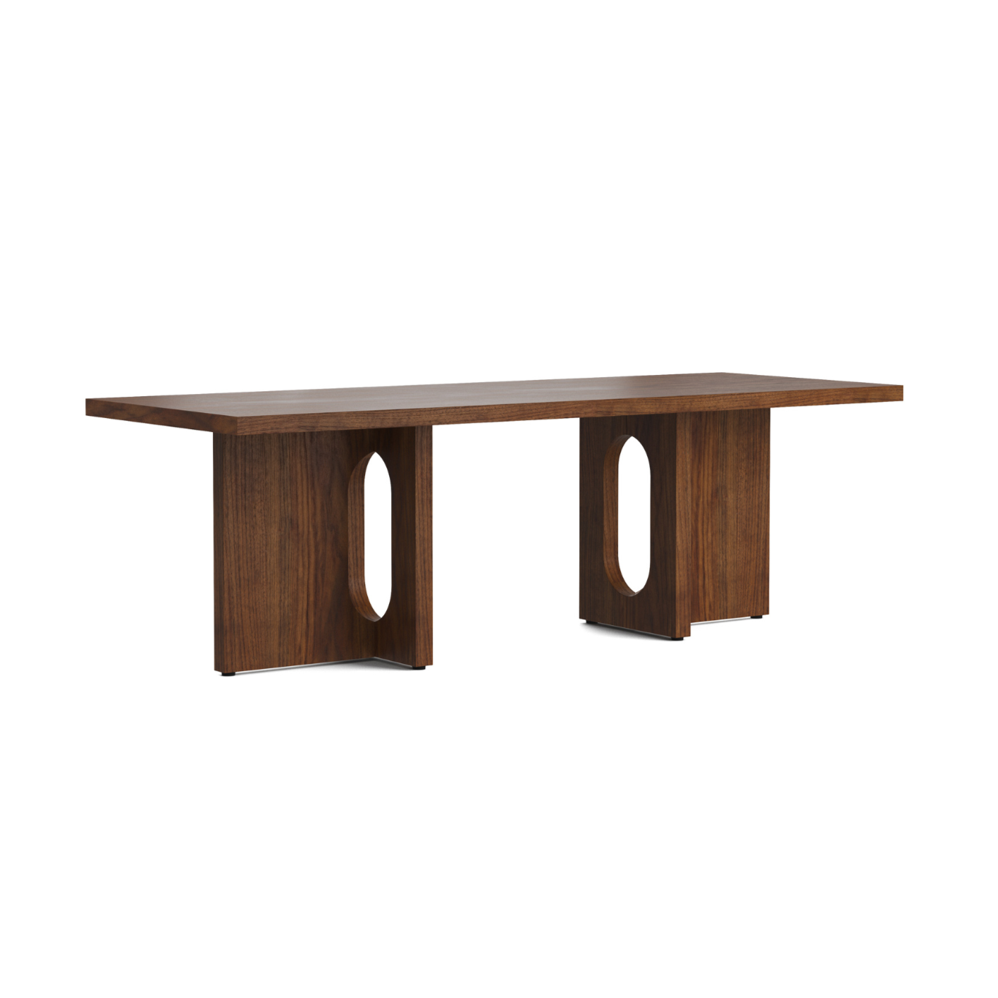ANDROGYNE walnut veneer coffee table