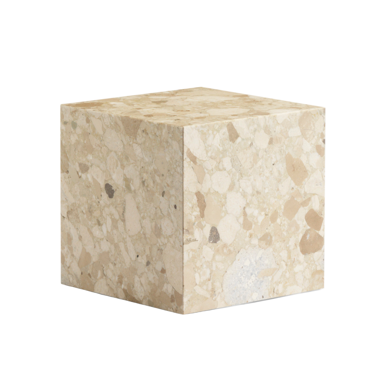 PLINTH CUBIC Side Table Sandstone