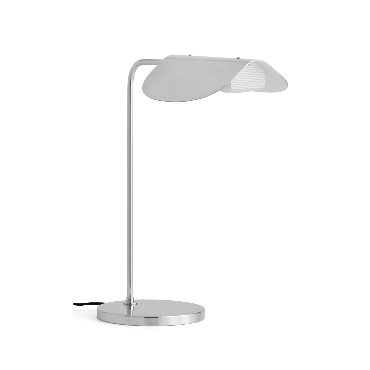 WING Table Lamp Polished Aluminum