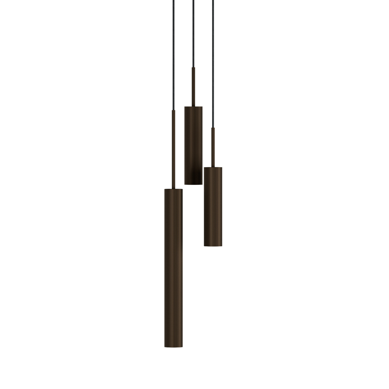 Pendelleuchte TUBULAIRE CANOPY braun