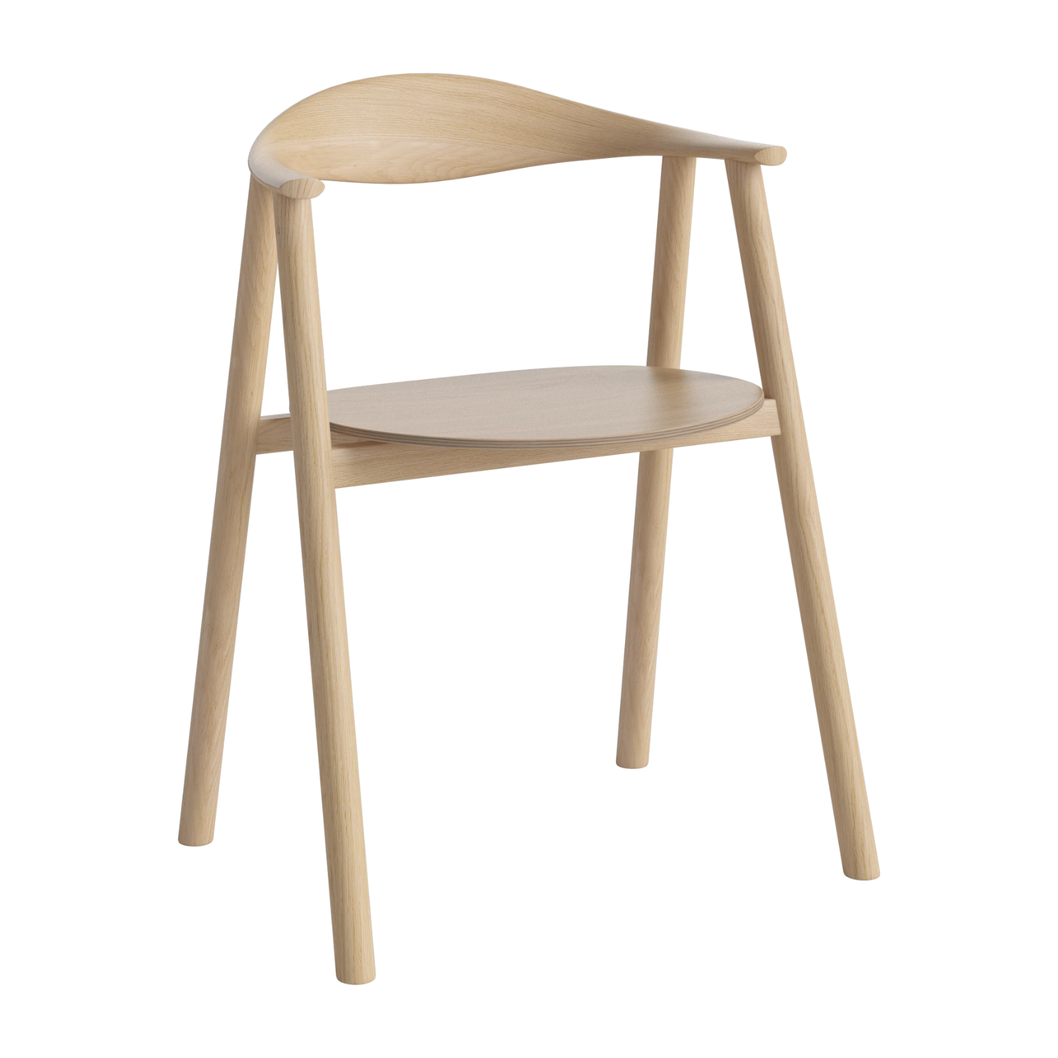 Stoel SWING gebleekt eikenhout