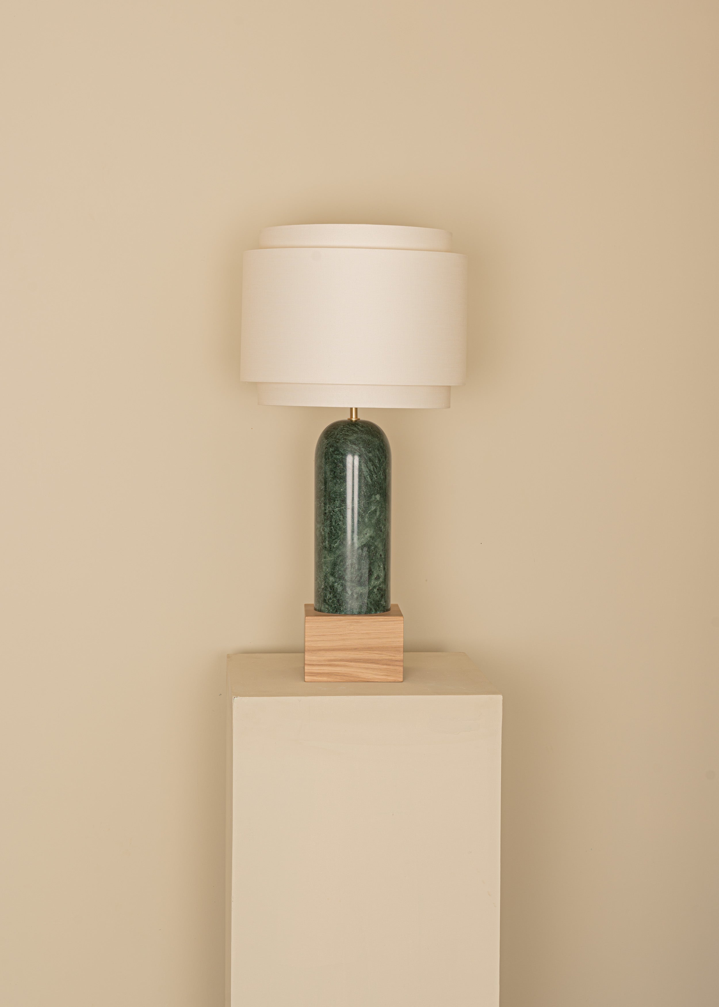 PURA KELO DOUBLE Table Lamp Green Marble