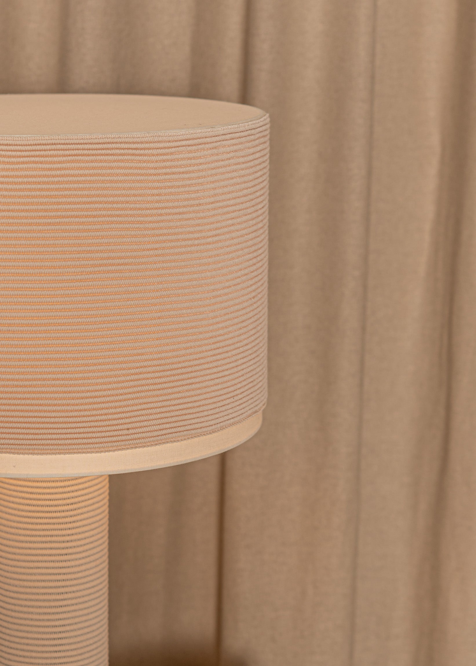 Beige Wool Table Lamp PYJAMA