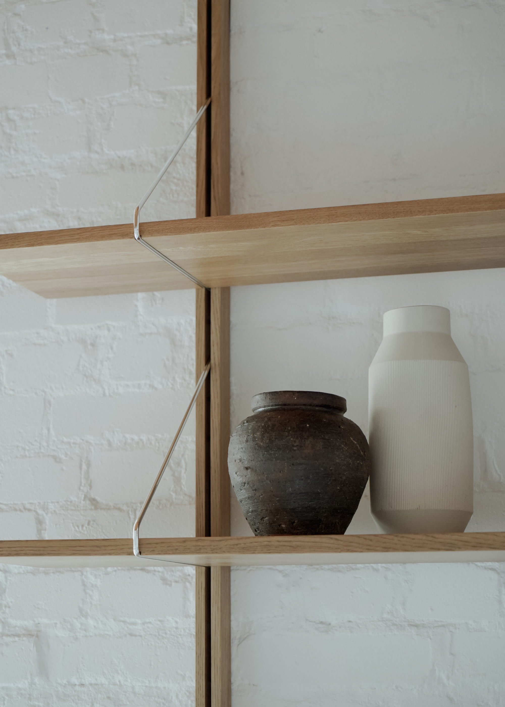 Wall shelf RODD oak wood