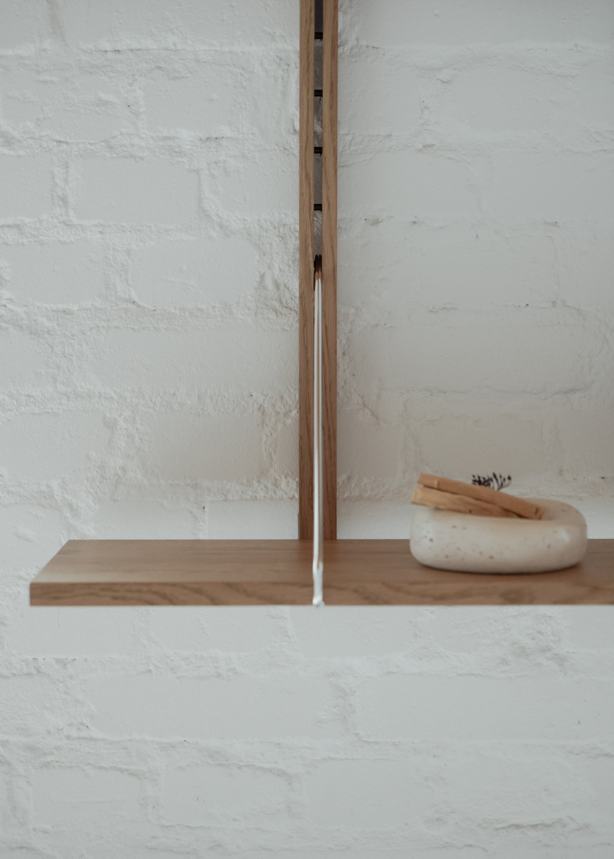 Wall shelf RODD oak wood