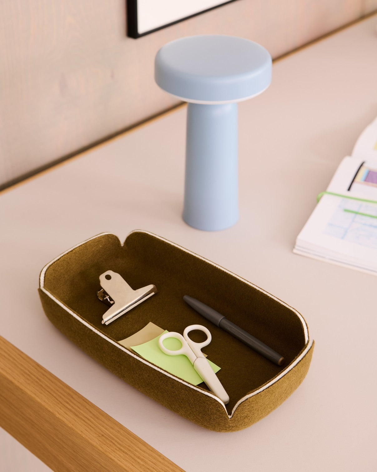 Draagbare buitenlamp EASE lichtblauw