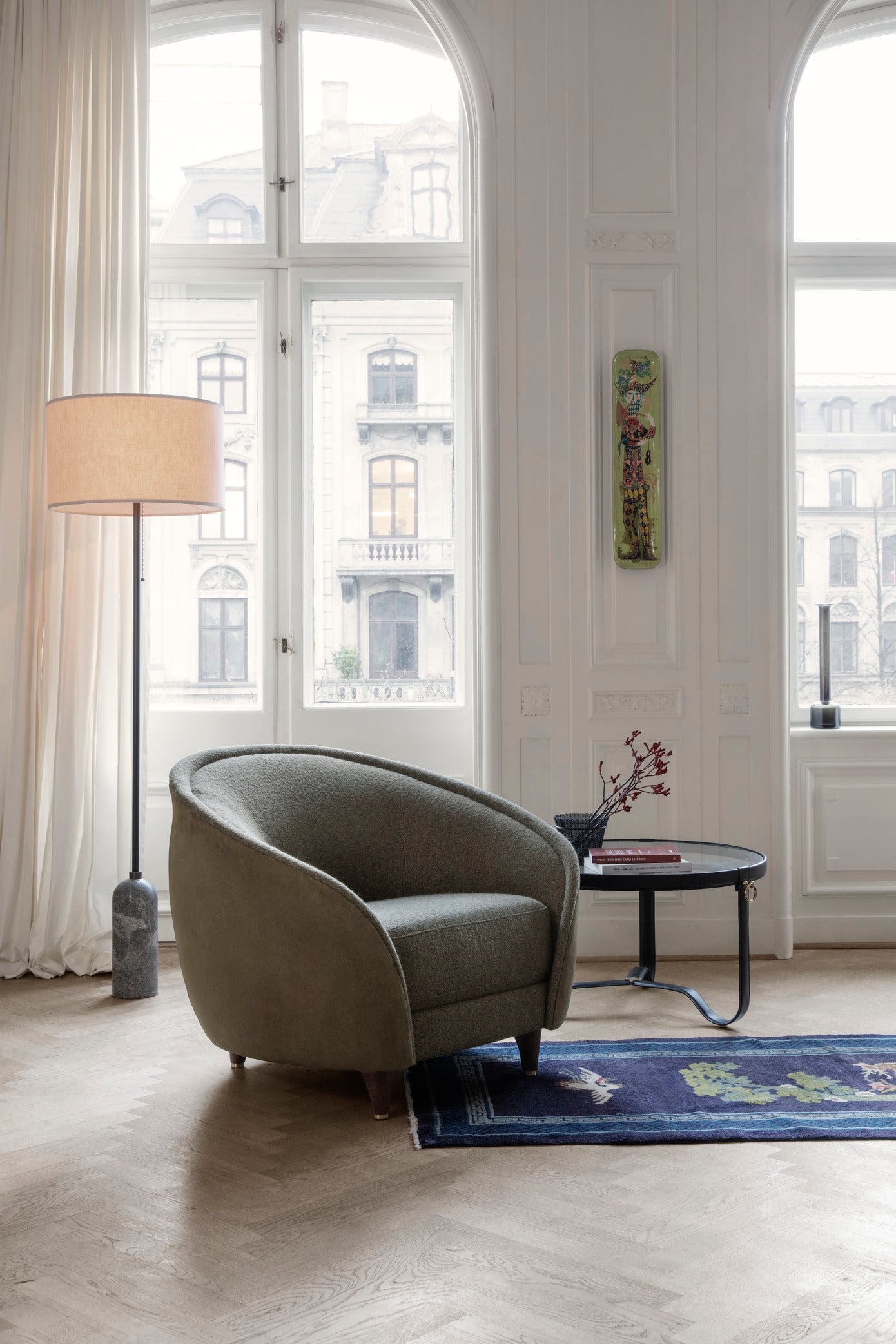 Upholstered REVERS Armchair