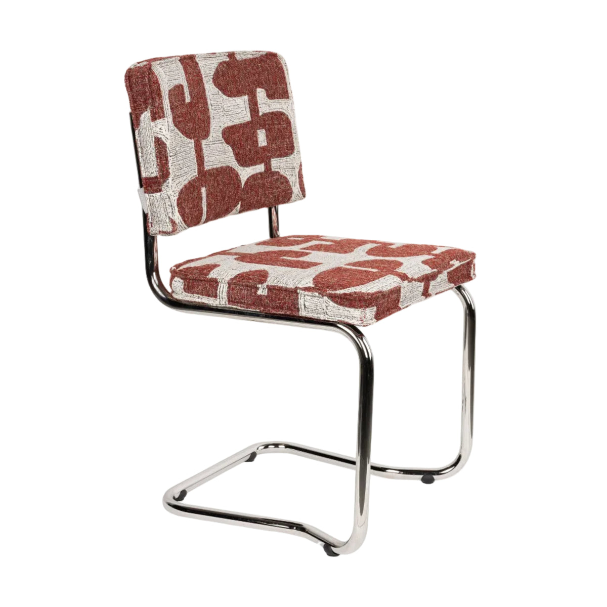 Stoel RIDGE KINK DECO SYMBOLS rood
