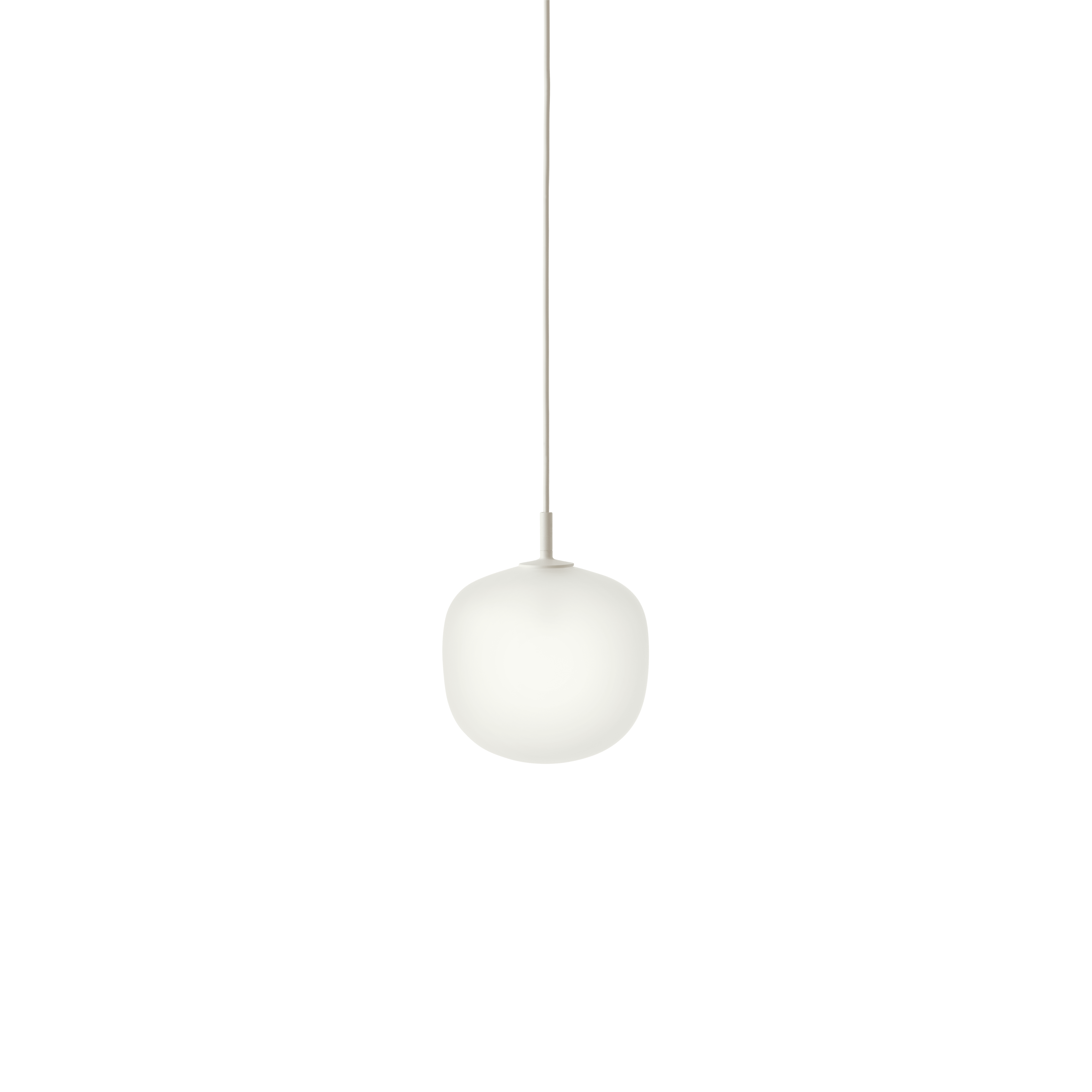 Lampa wisząca RIME biały – szkło, Muuto