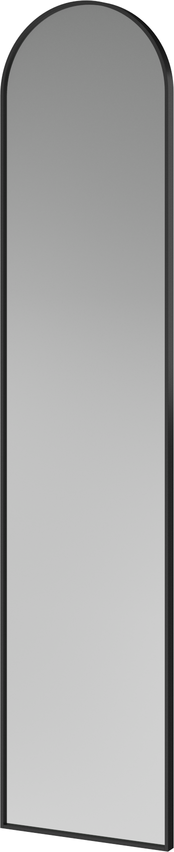 Lustro RIPPLE met zwarte lijst