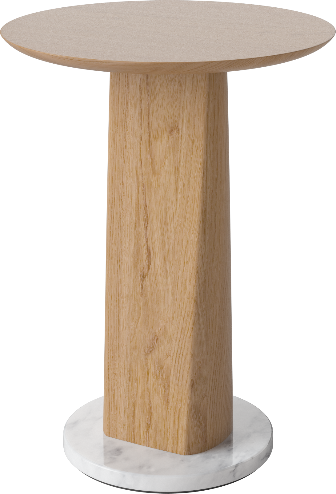 Seitentisch Wurzel Eiche Holz