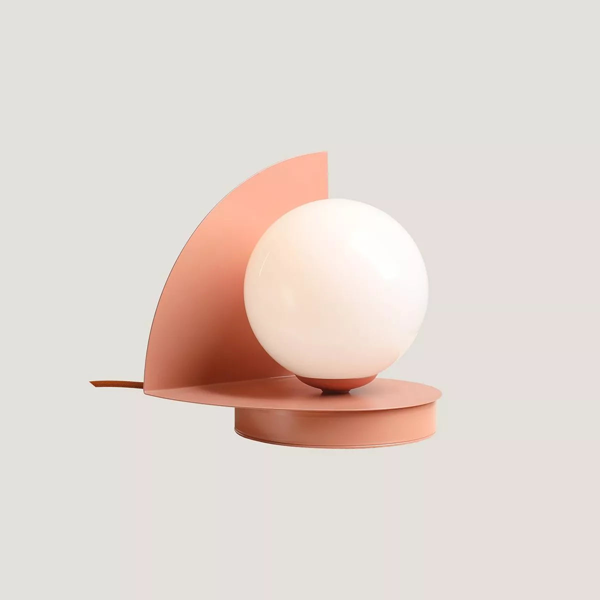 Lampa stołowa LOOP koralowy