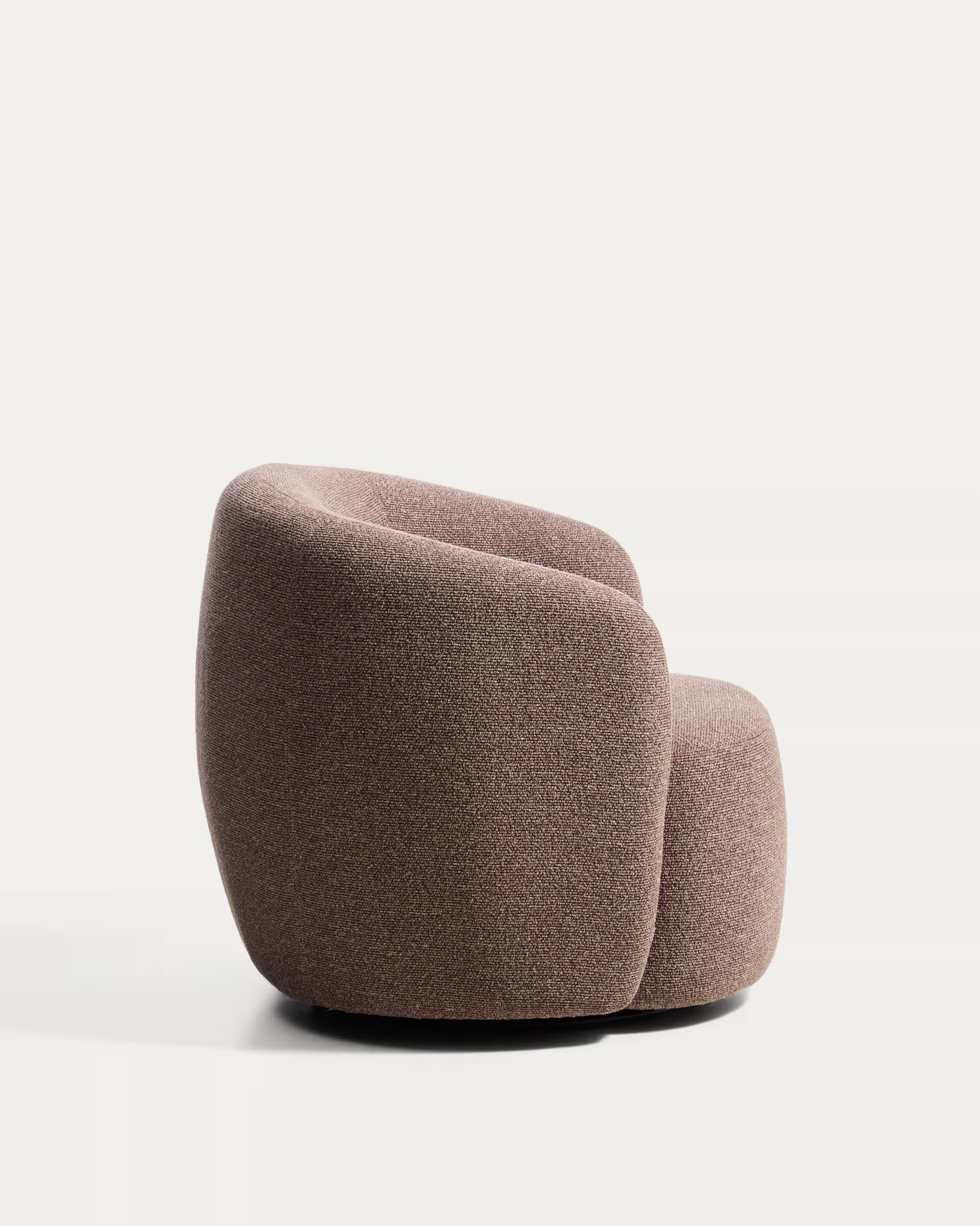 Draaistoel ODENIA in bruine boucle