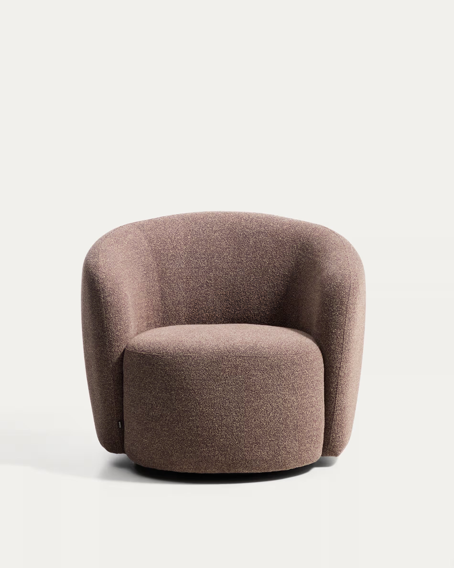 Draaistoel ODENIA in bruine boucle