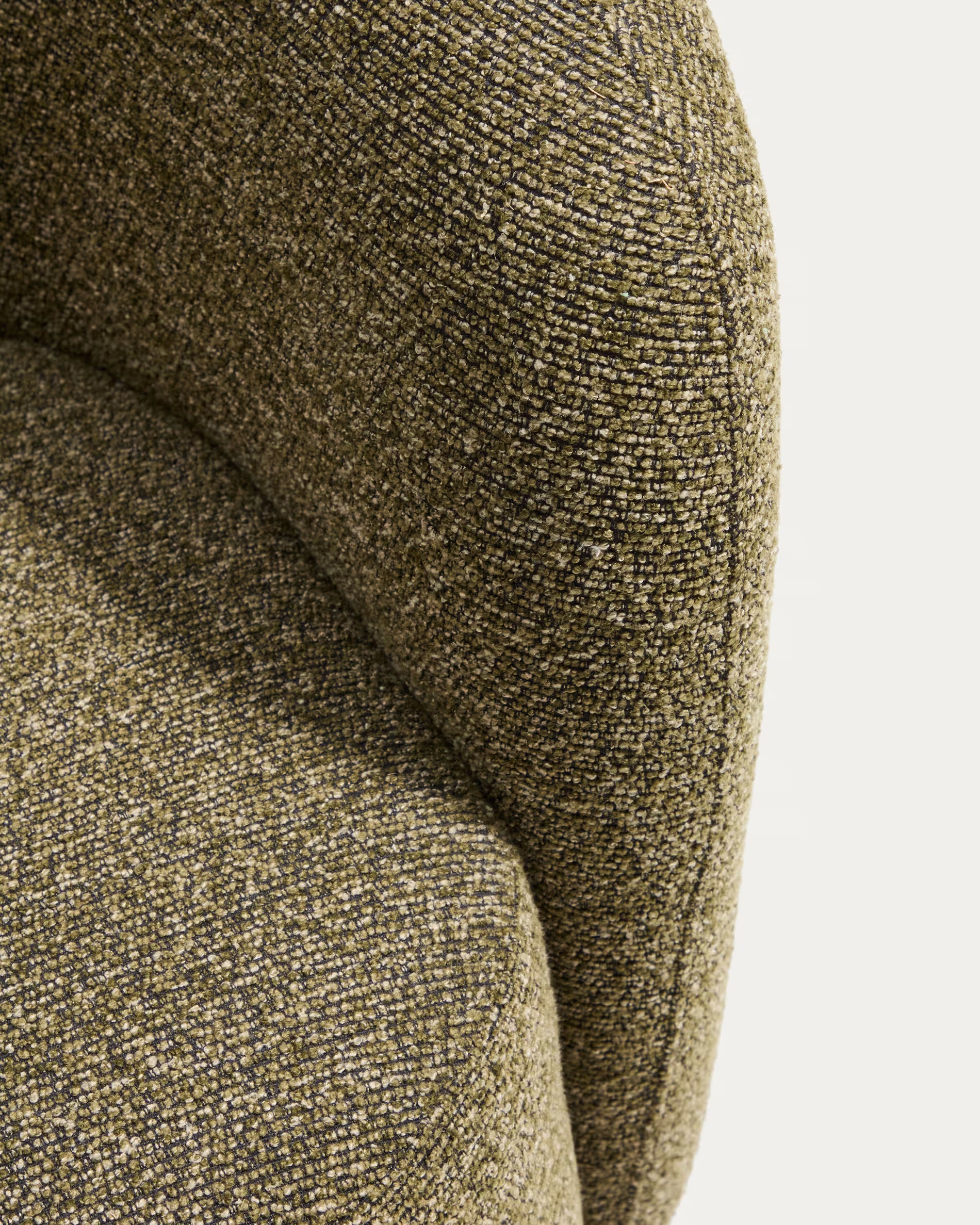 Draaistoel ODENIA olijfgroene boucle