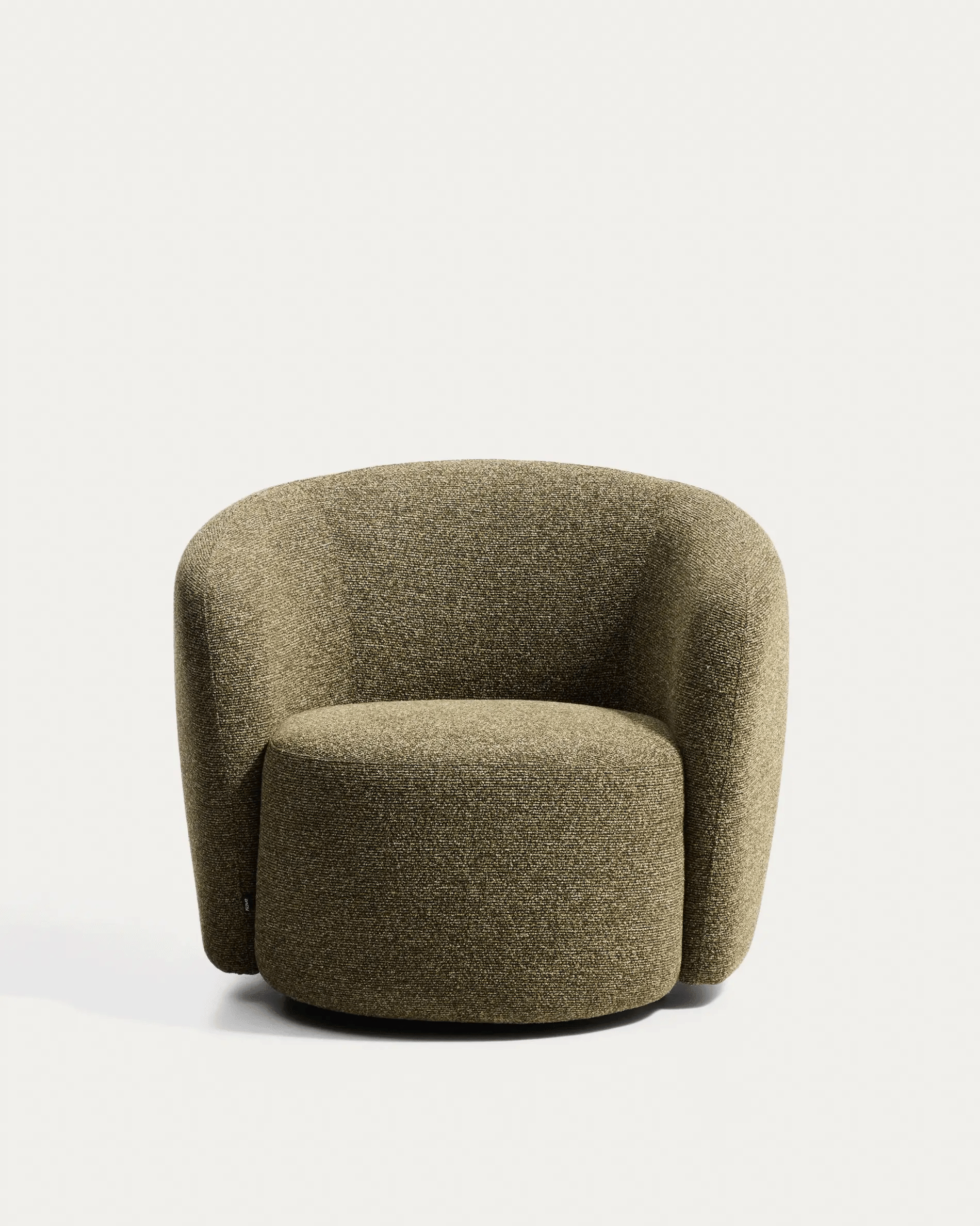 Draaistoel ODENIA olijfgroene boucle