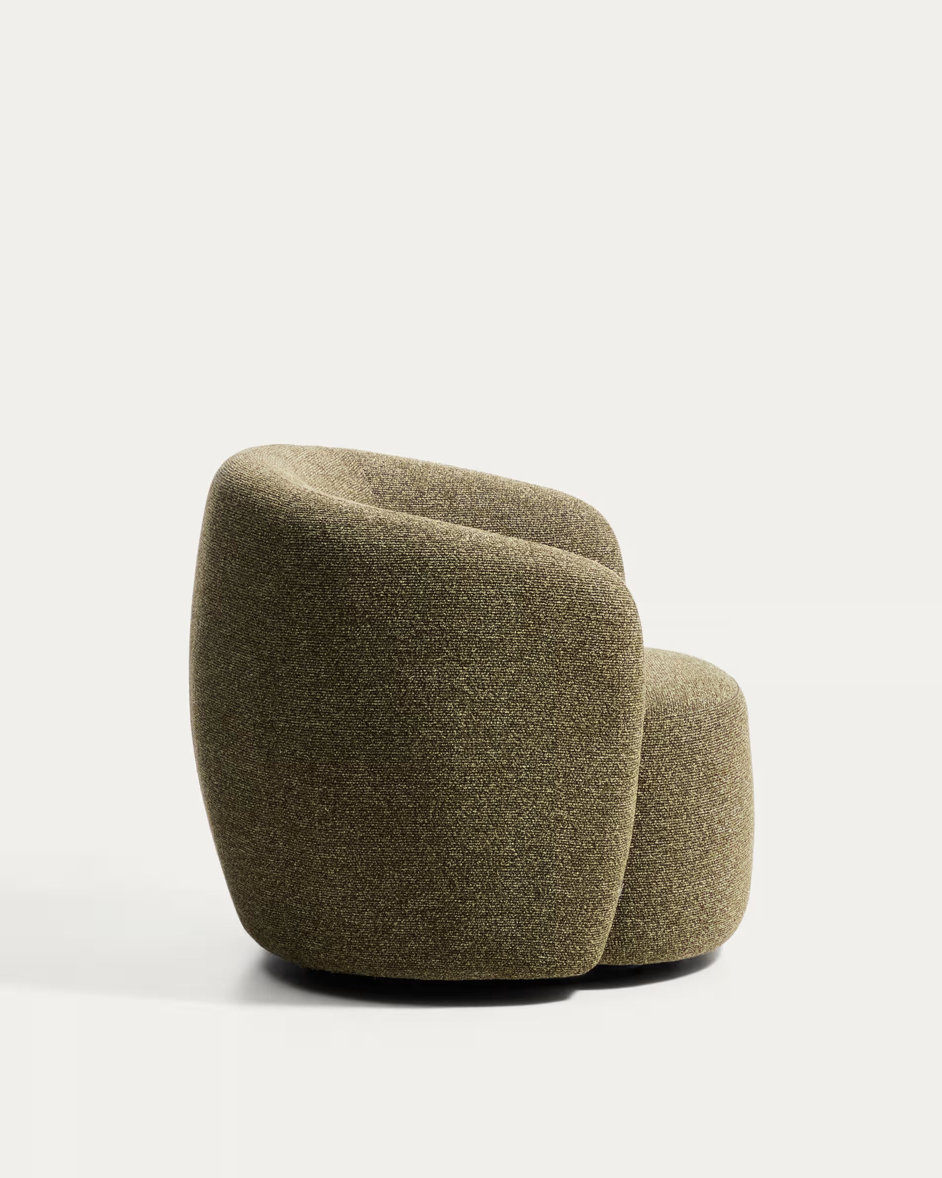 Draaistoel ODENIA olijfgroene boucle