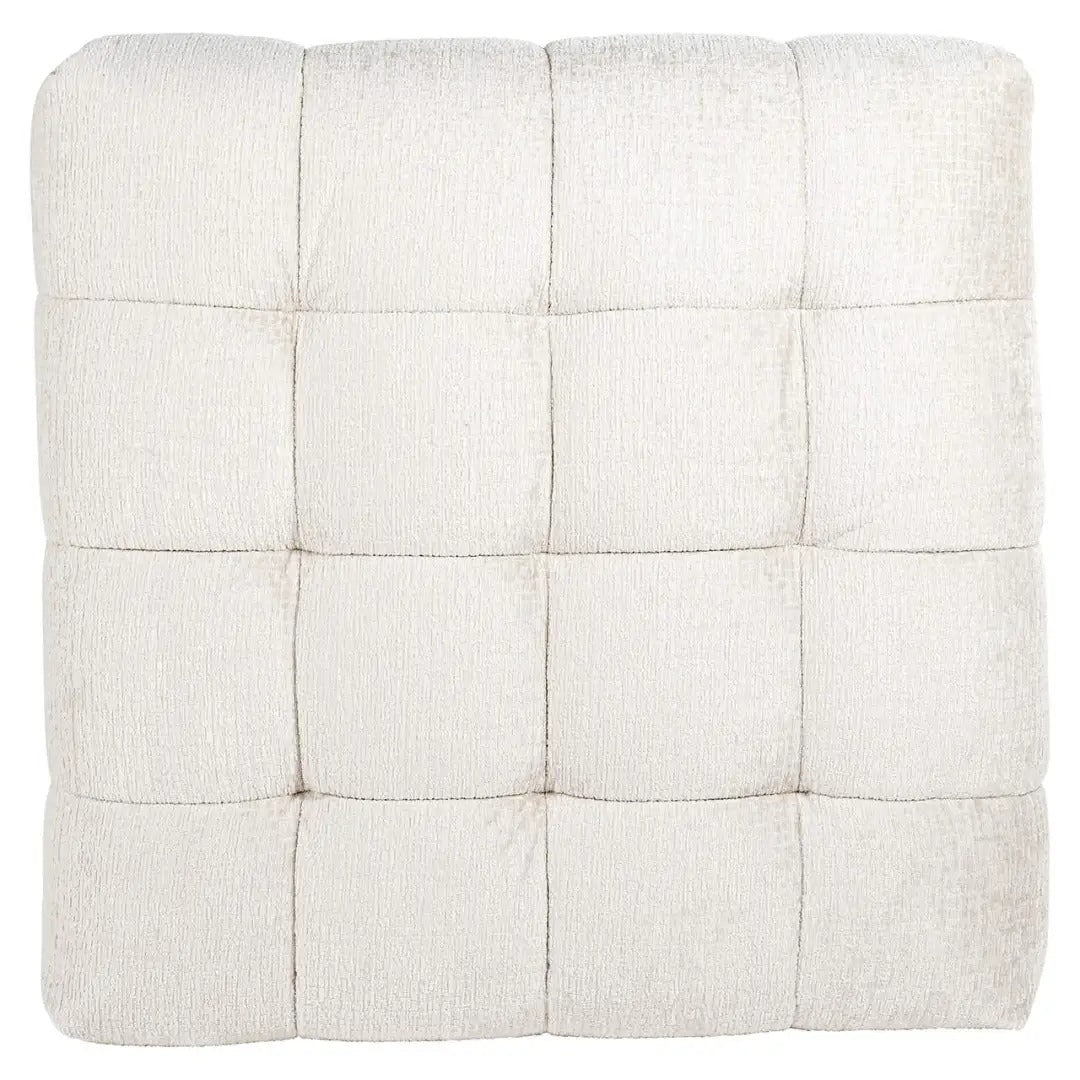 Puf MERROL crèmekleurig