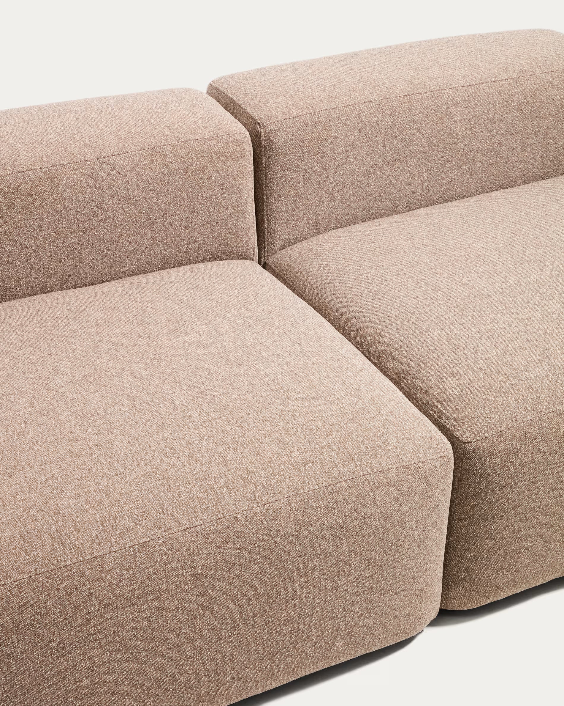 Sofa 3-osobowa BLOK jasnobrązowy szenil