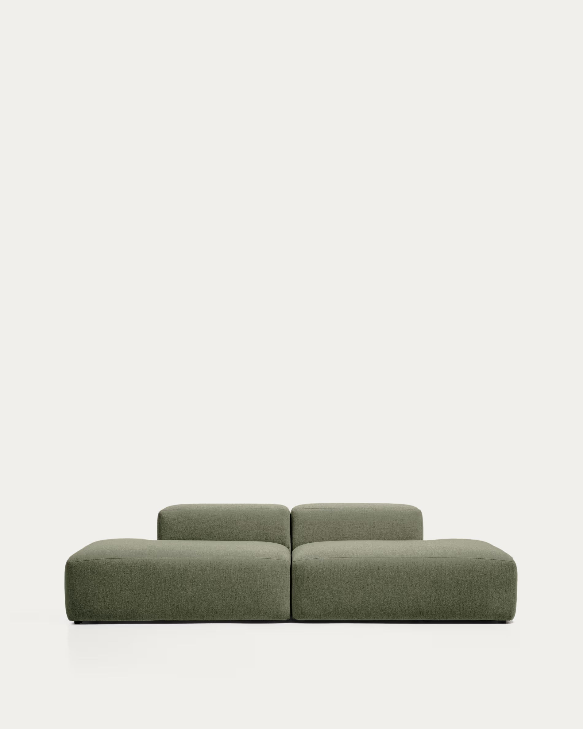 Sofa 3-osobowa BLOK ciemnozielony szenil