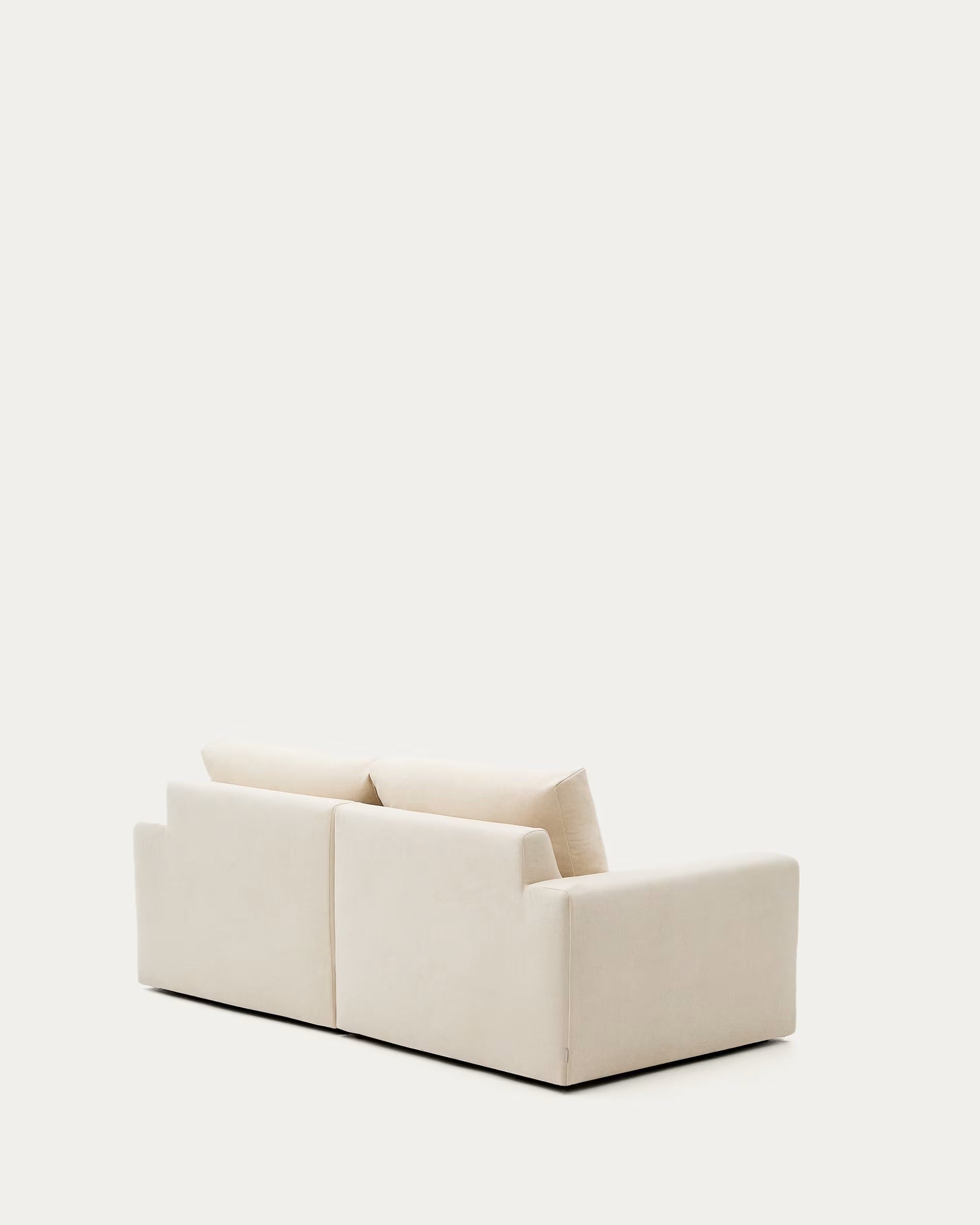3-Sitzer-Sofa ALEA aus ecrufarbenem Chenille 