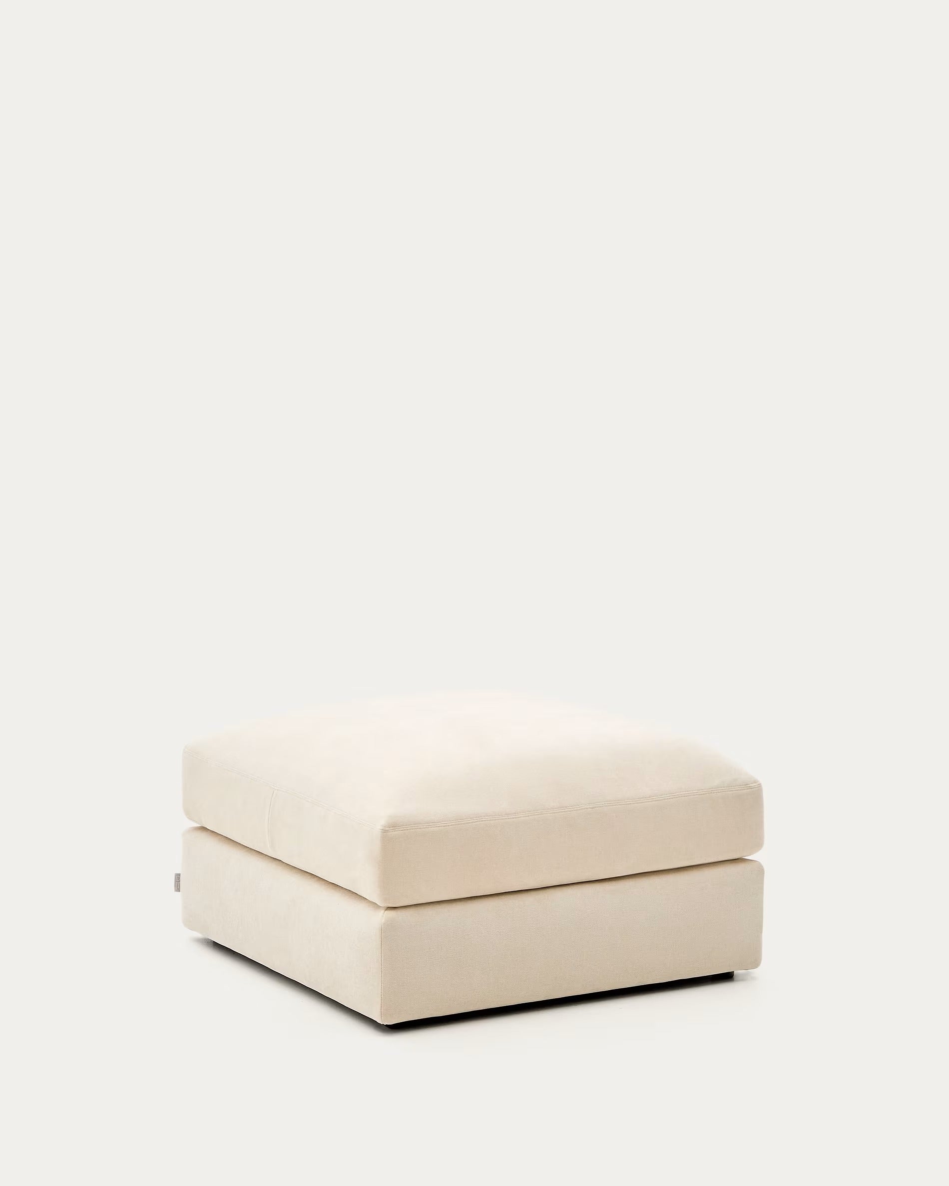 ALEA Fußhocker Ecru Chenille
