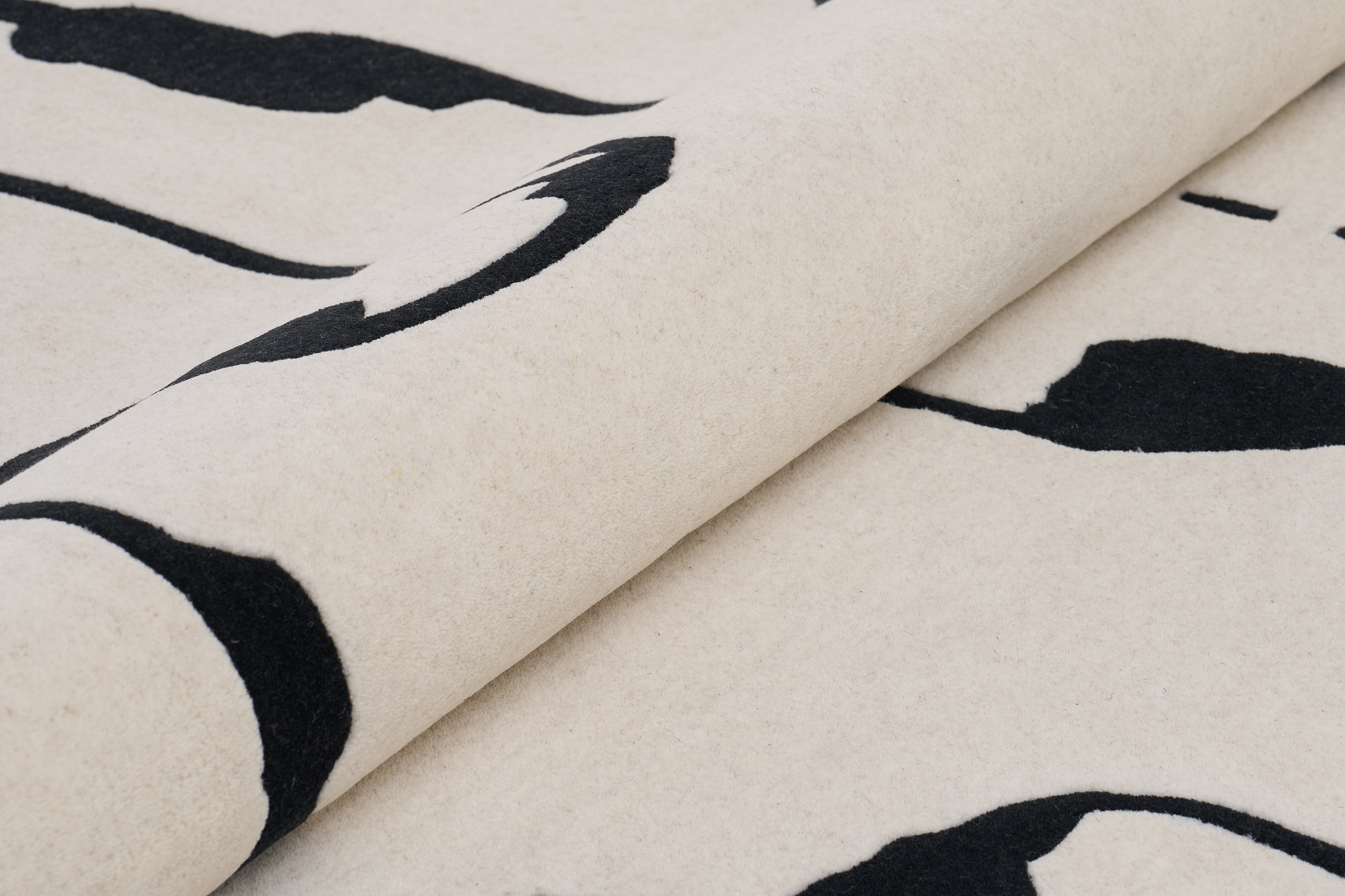 Dywan SHAPES CANYON beżowy z czarnym