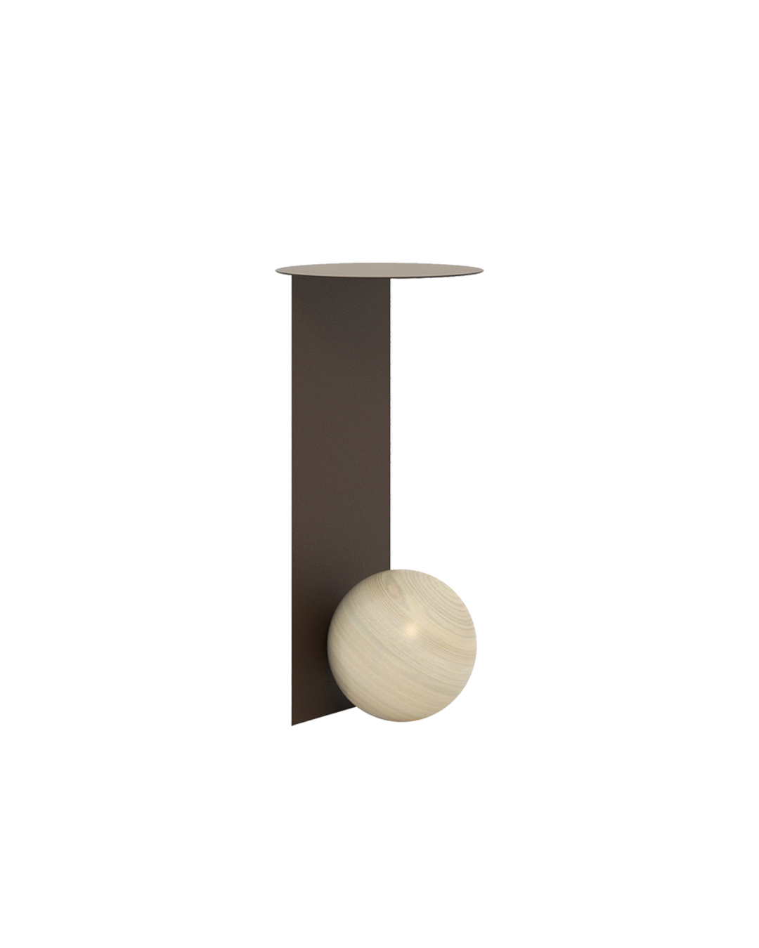 Zijtafel SION staal en hout