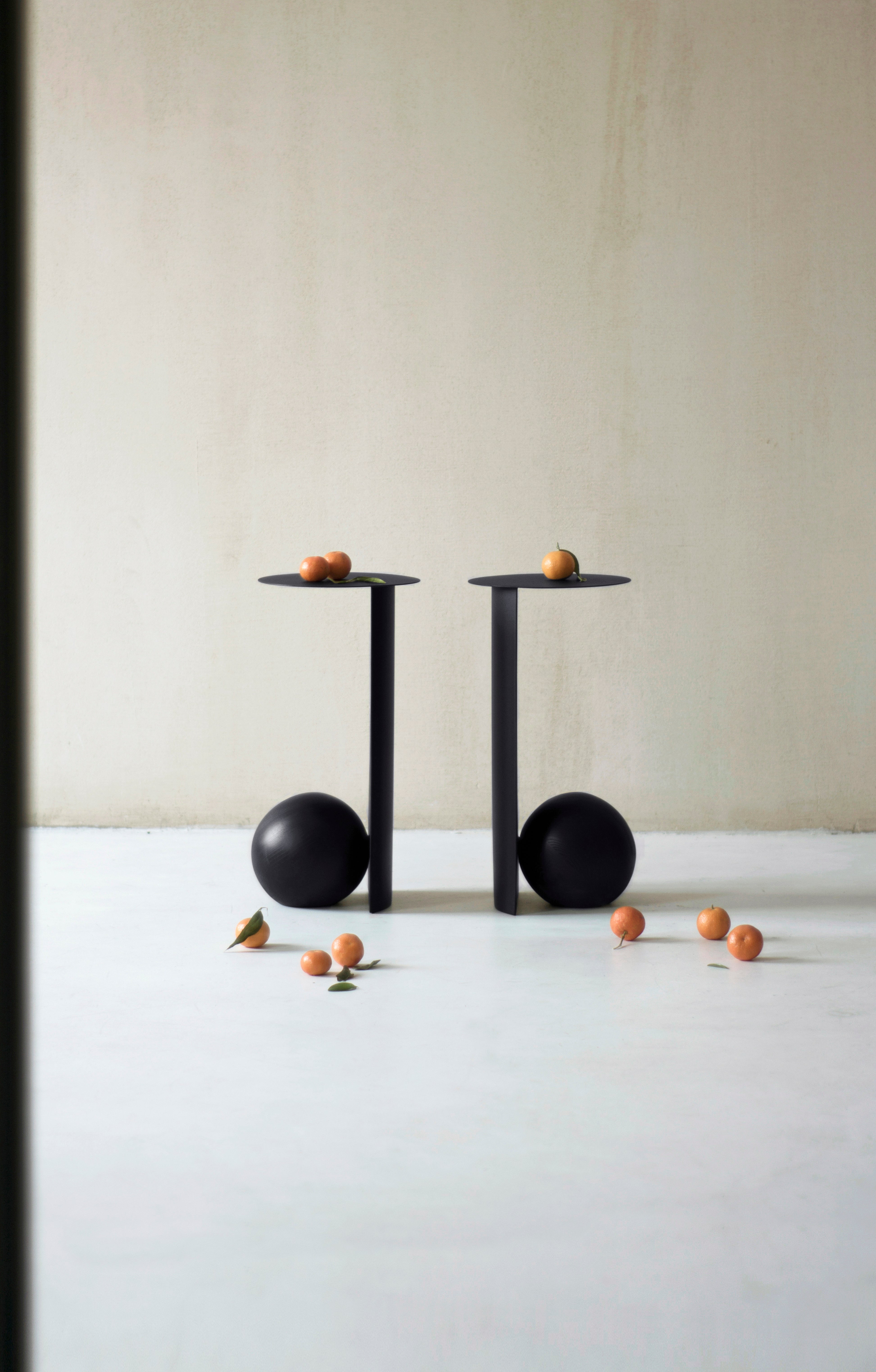 Zijtafel SION staal en hout