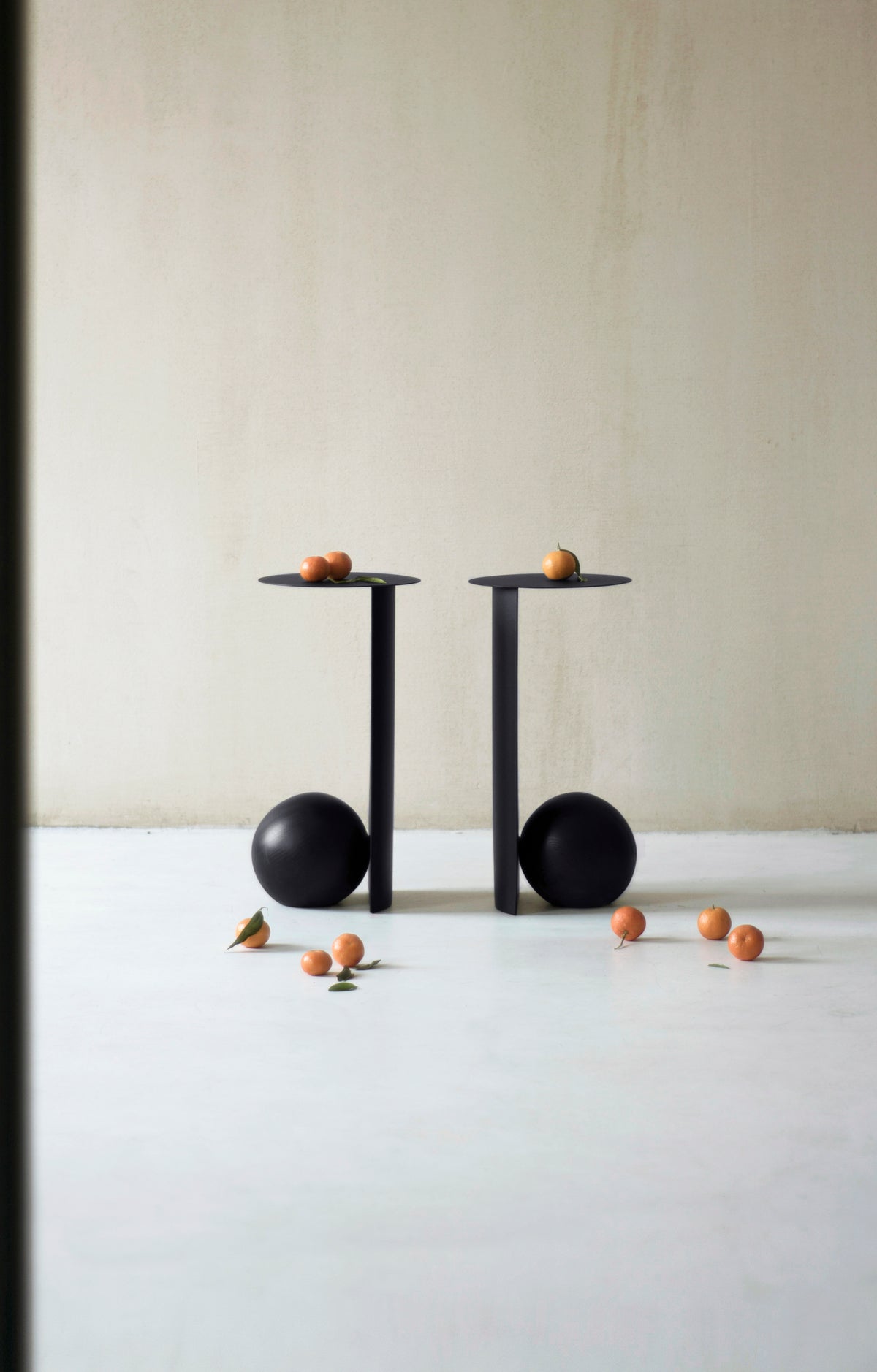 Zijtafel SION staal en hout