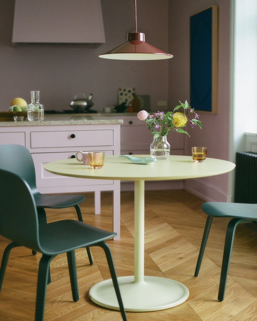 Ronde tafel SOFT beige-groen