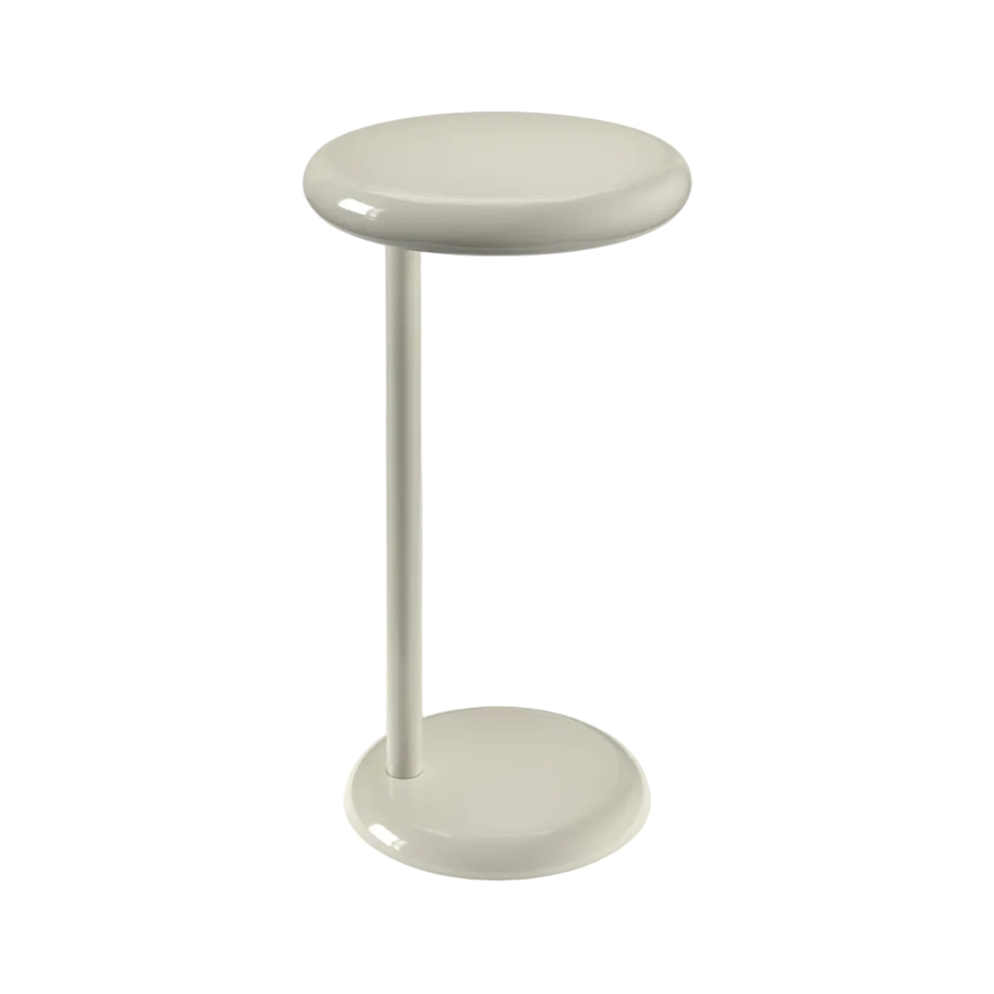 Ronde bijzettafel SPOT crème