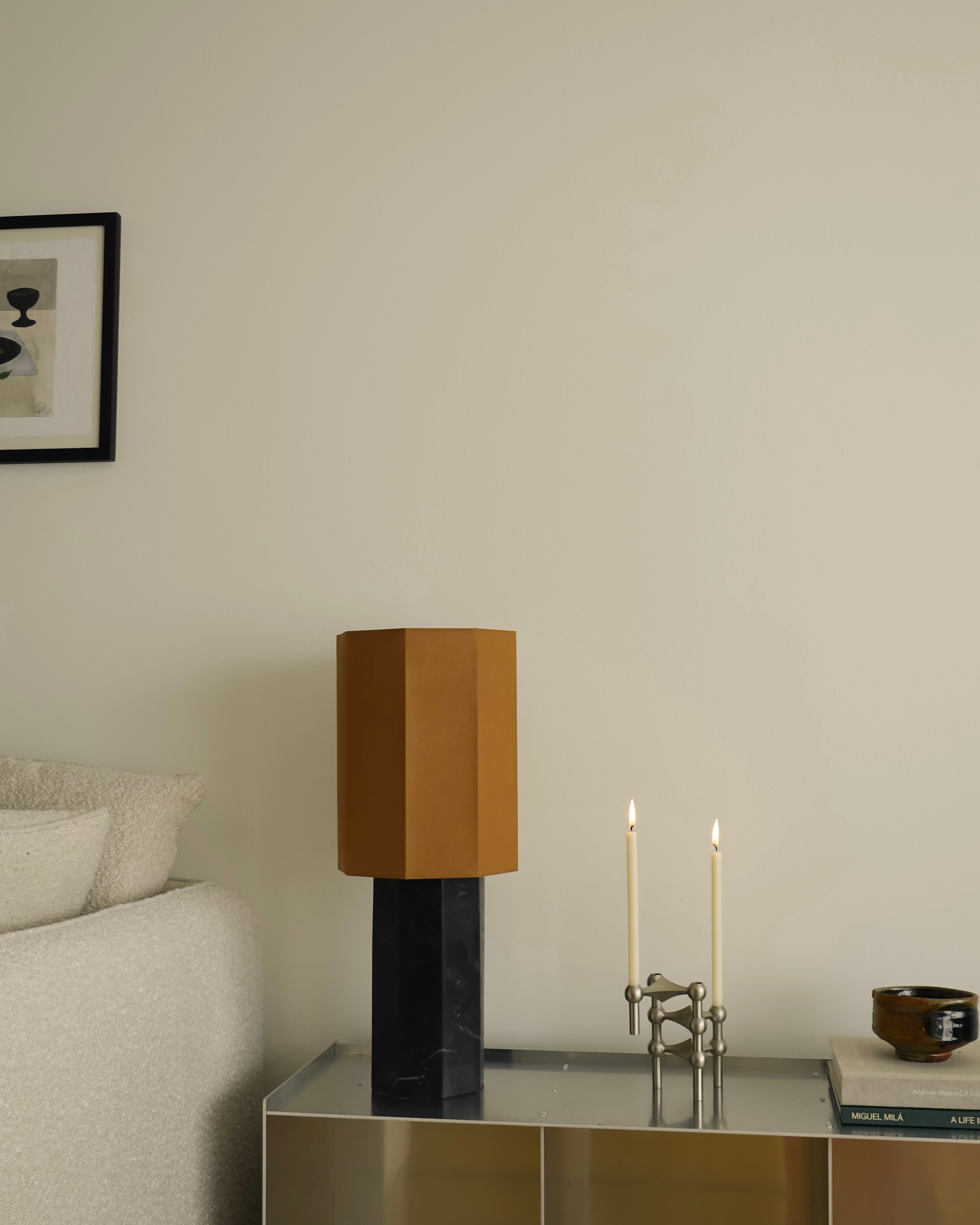 STOFF NAGEL Candle Holder Brushed Chrome