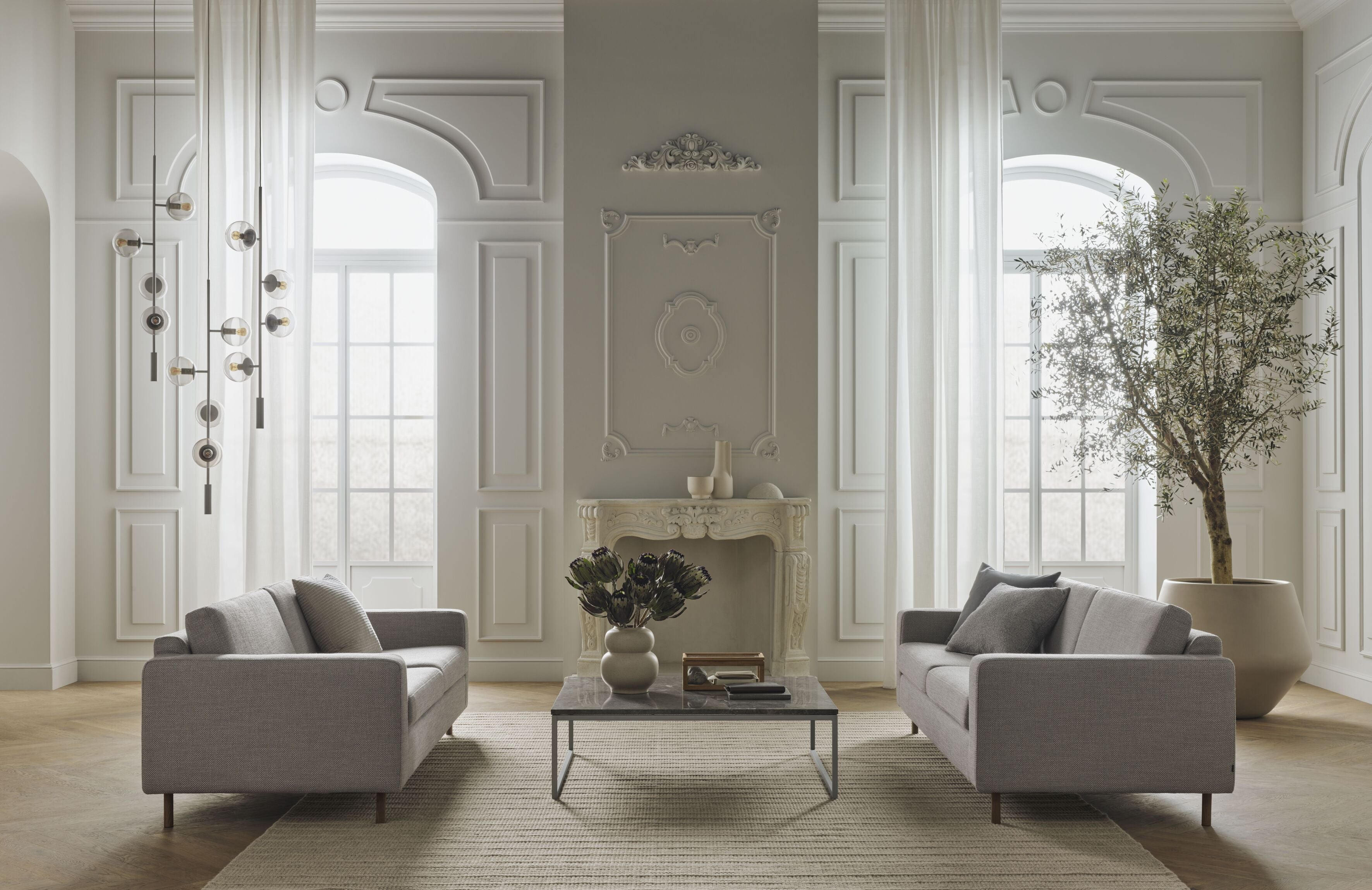 Dywan HARPER jasnoszary