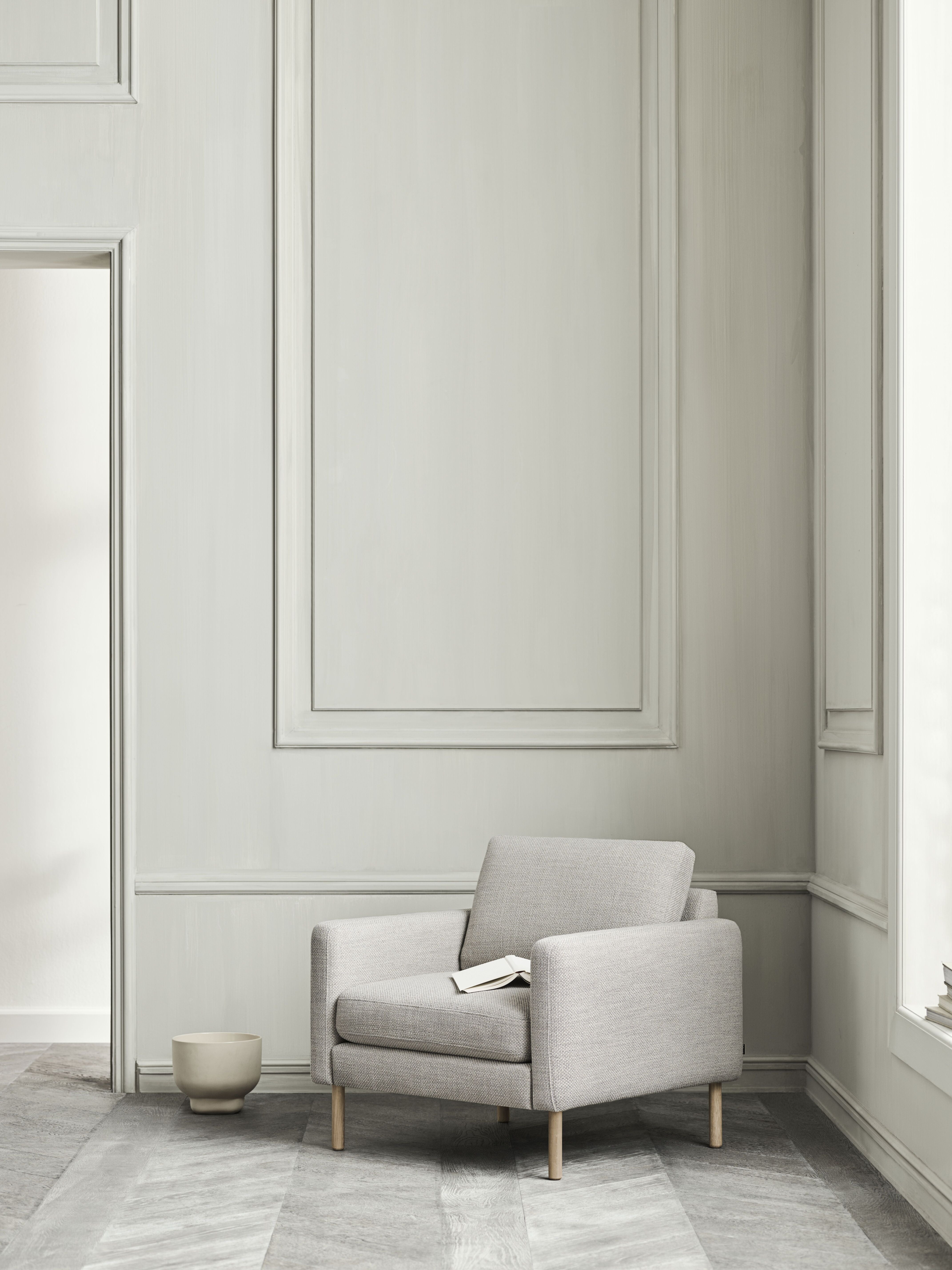 Skandinavien -Sesselbasen aus Eichen