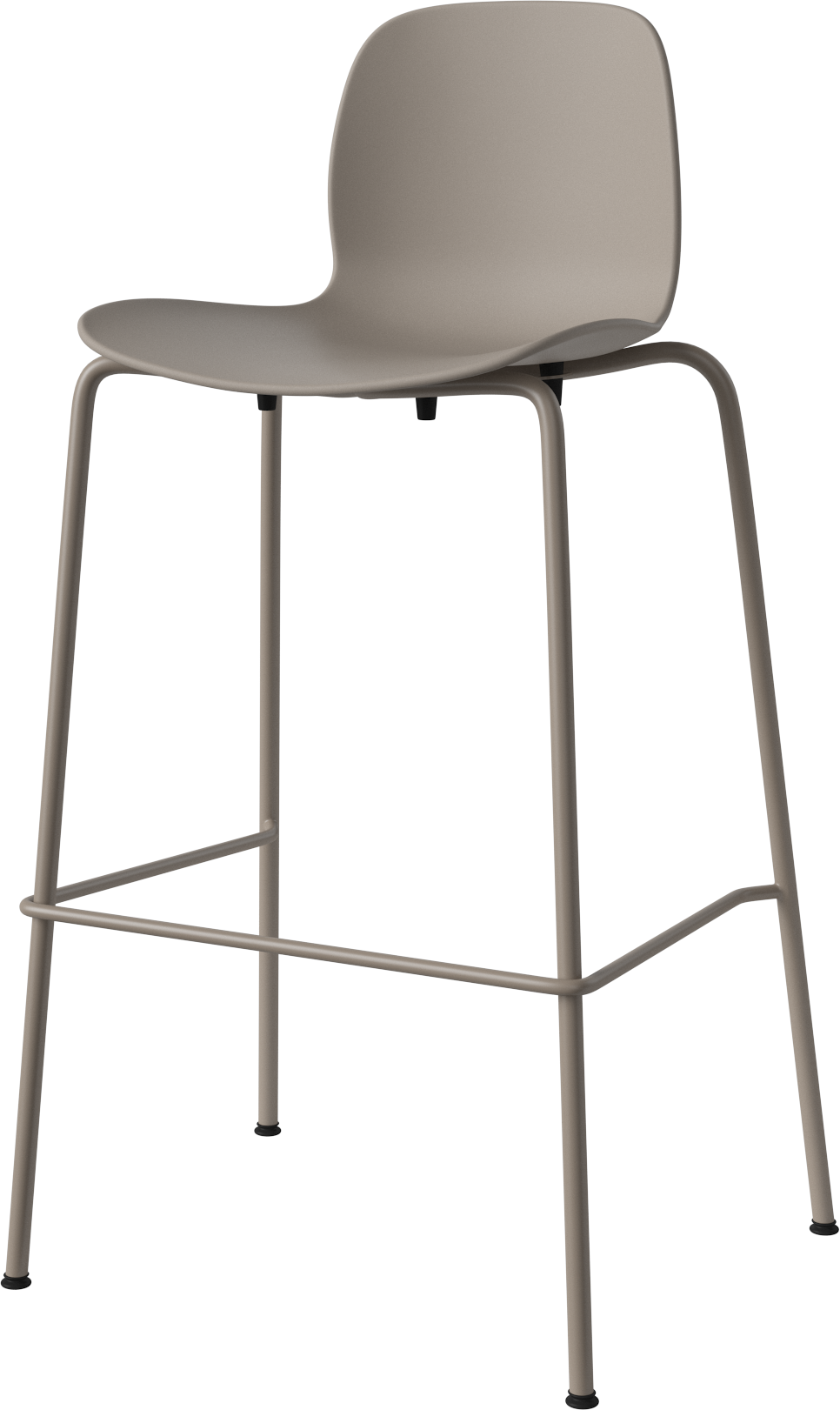 Hocker SEED beige met beige voet