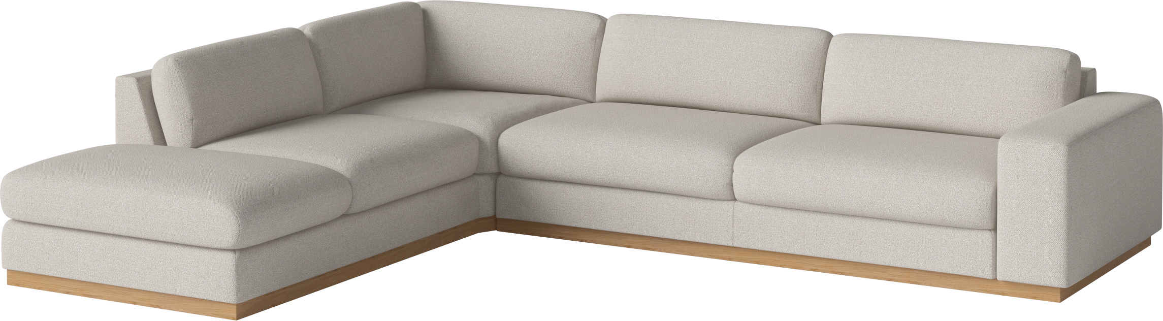 Offene Ecke links -Sepia Eiche Basis