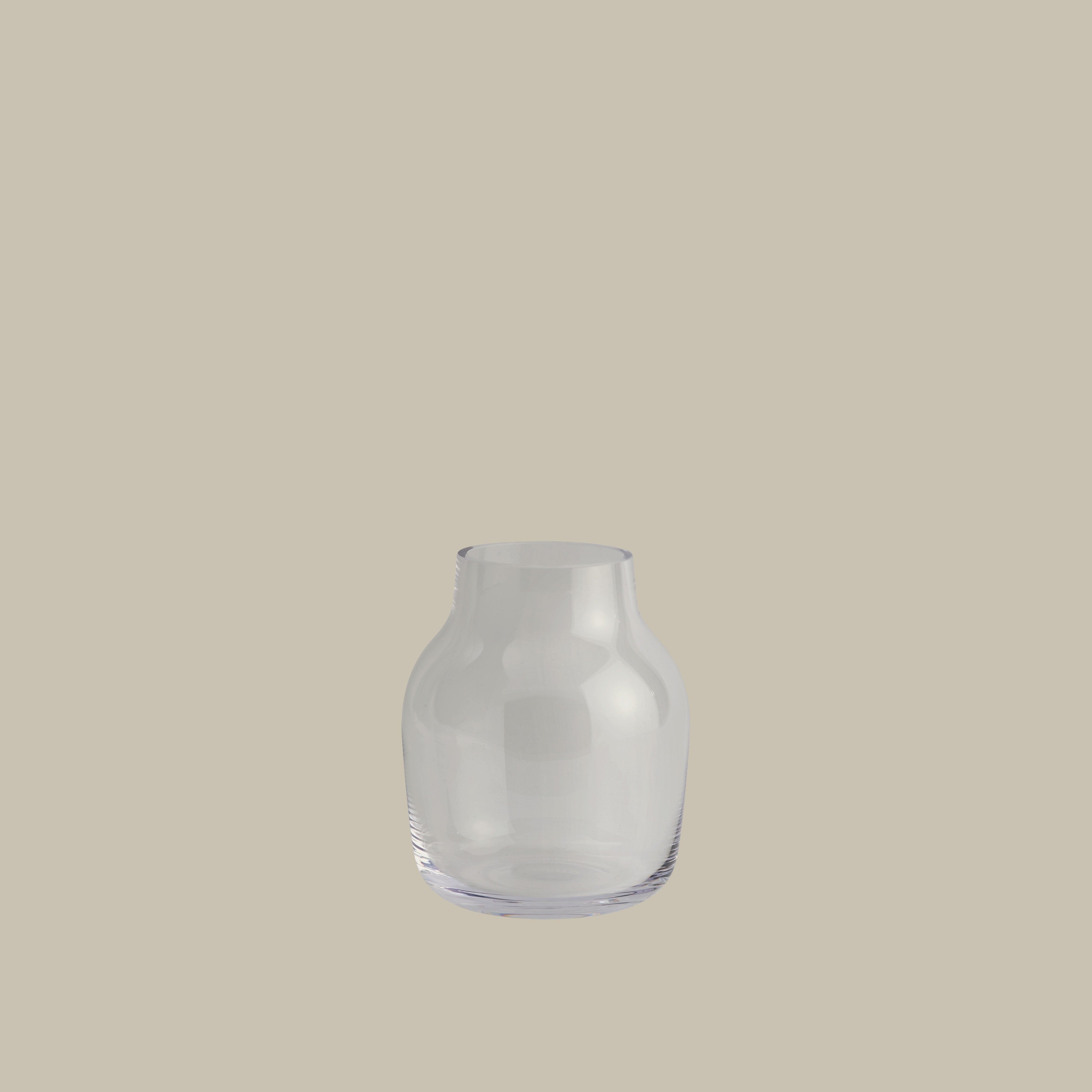 Transparent Glass Vase SILENT