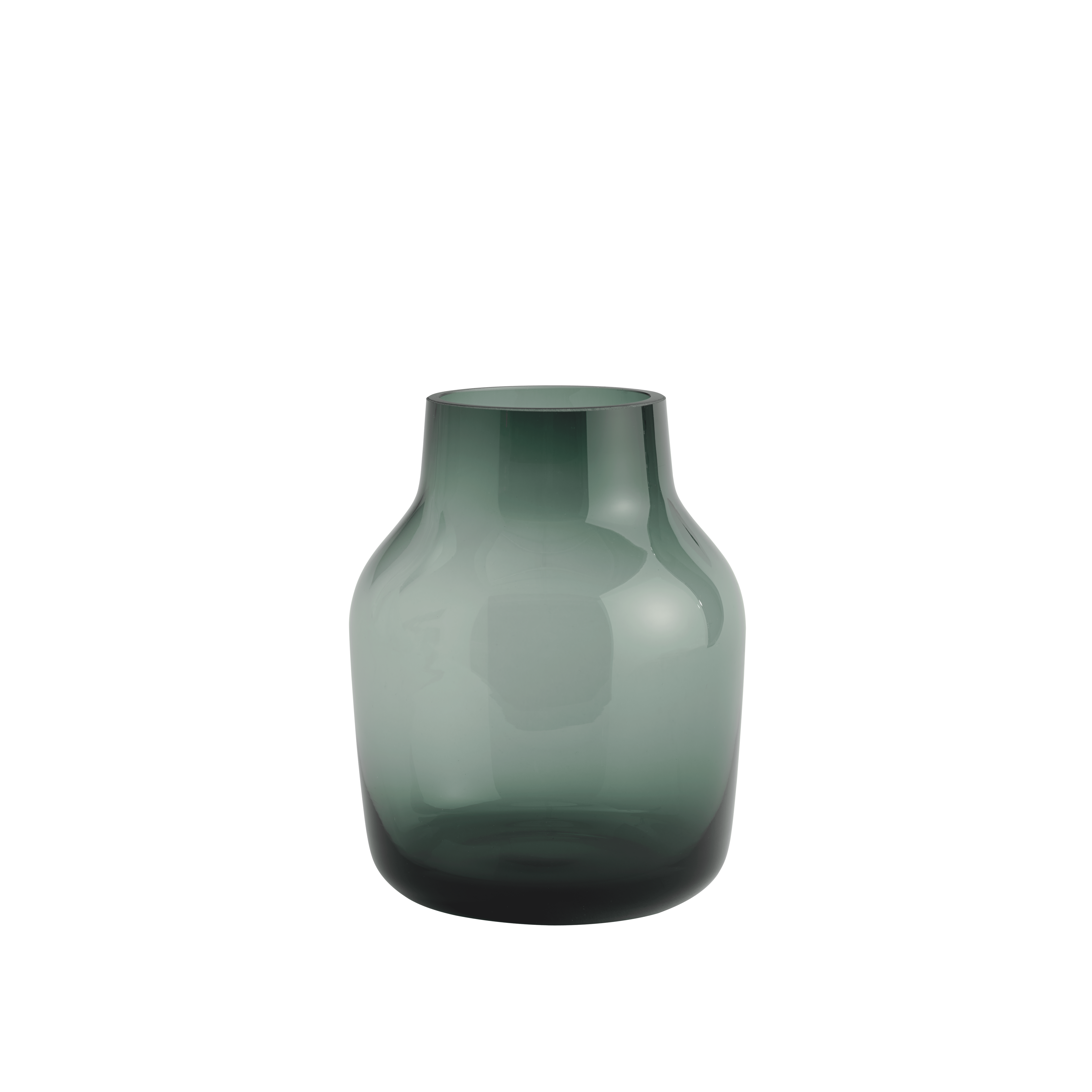Glasvase SILENT dunkelgrün
