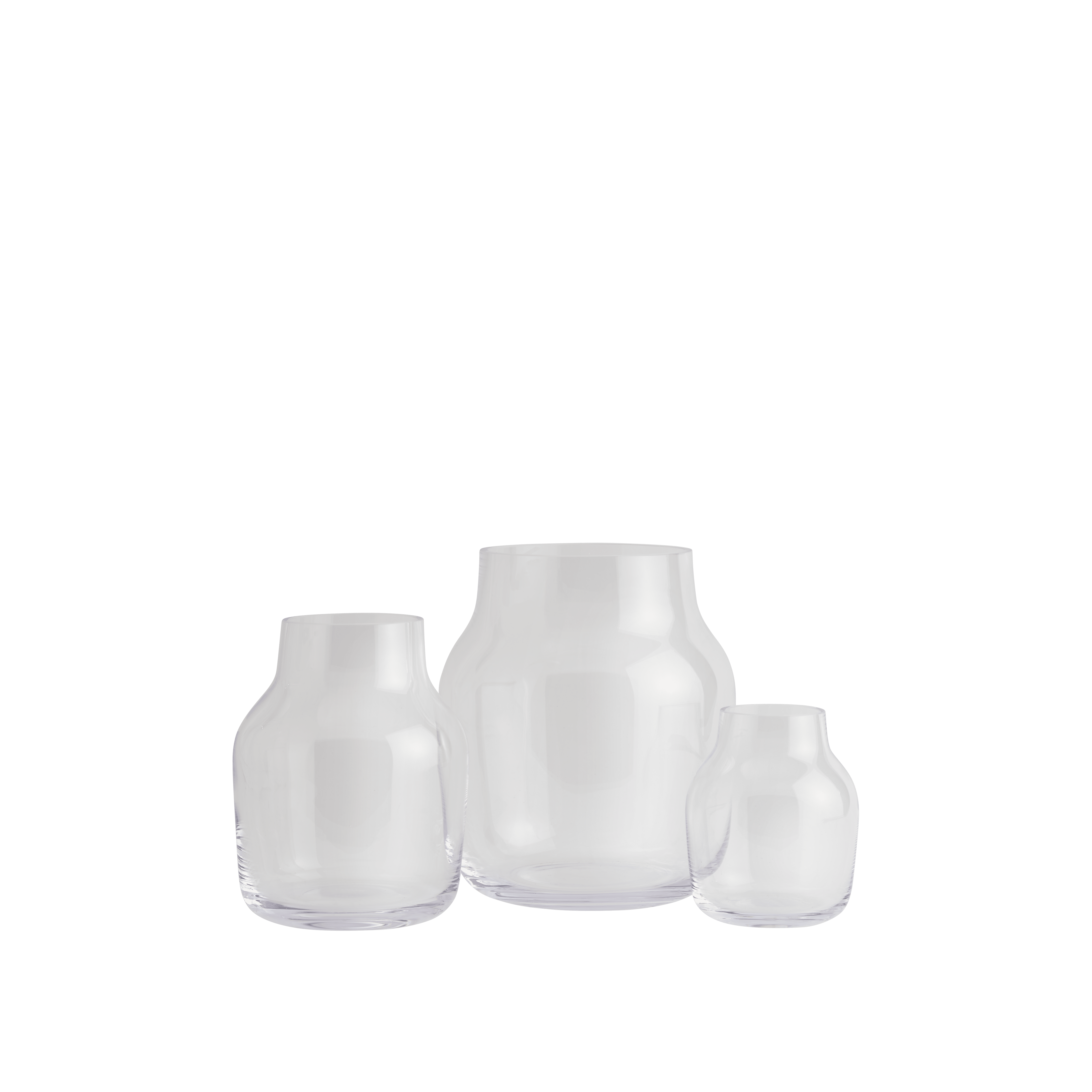 Transparent Glass Vase SILENT