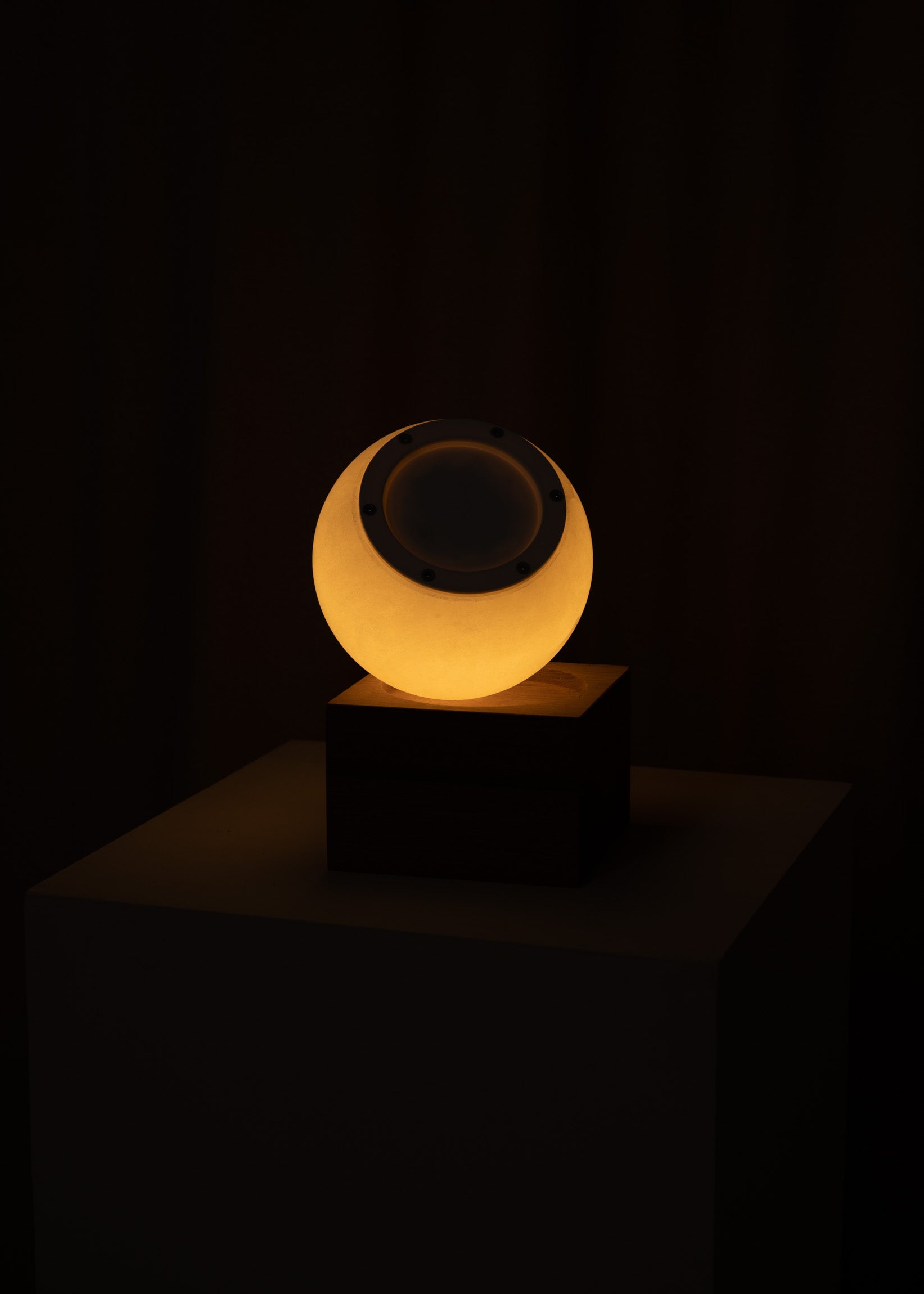 Draagbare lamp AUGURISTO witte alabaster