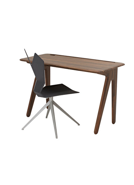 Biurko SLAB ciemne drewno dębowe