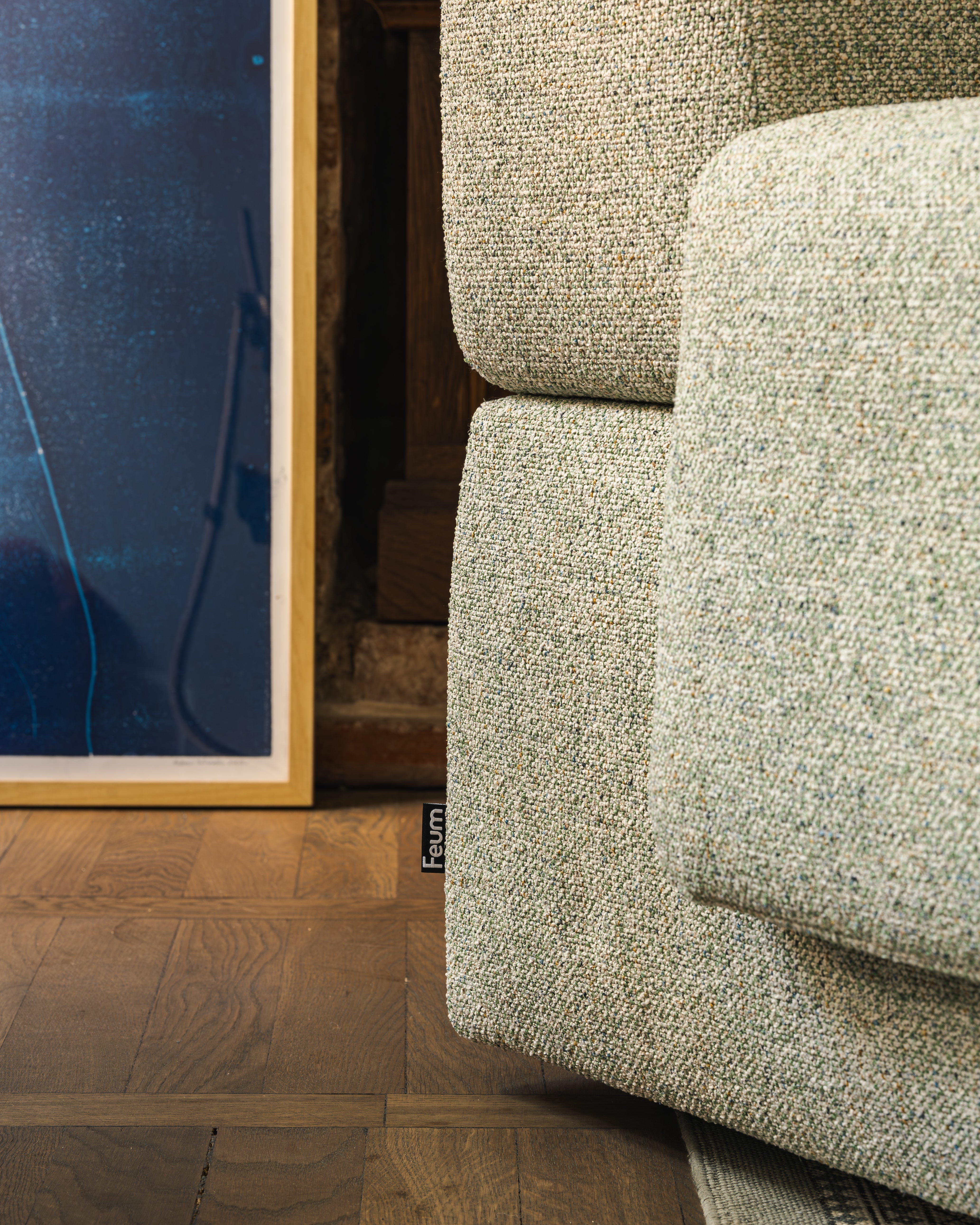 Modulaire 3-zitsbank UMI lichtgroen