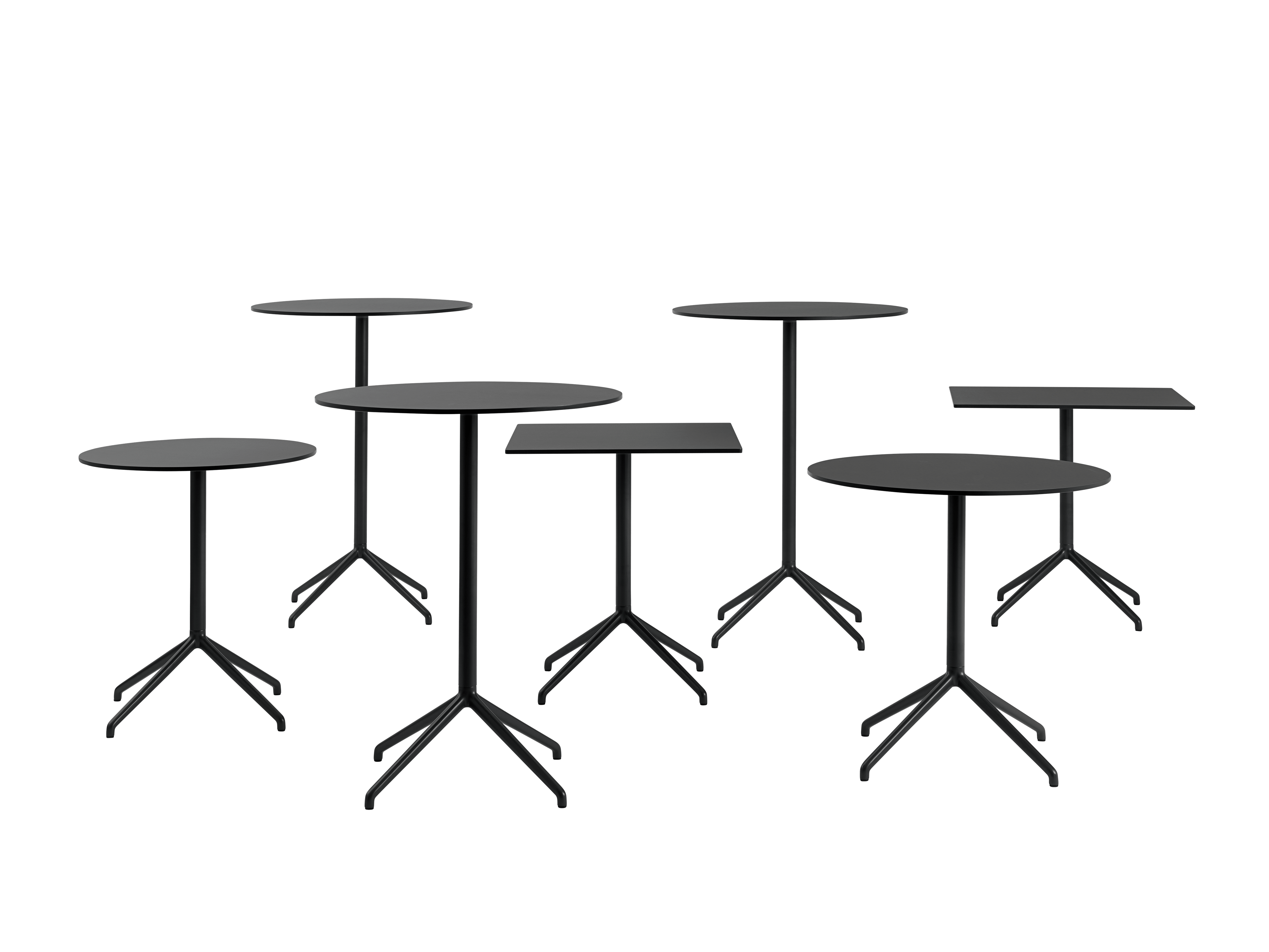 Ronde bar tafel STILL zwart