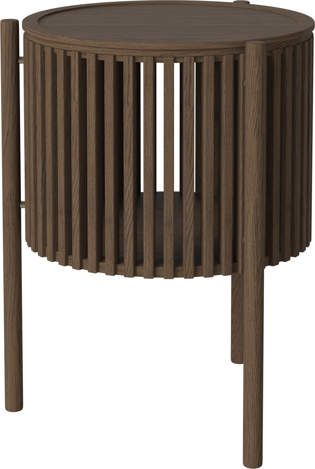 Zijtafel STORY donker eikenhout