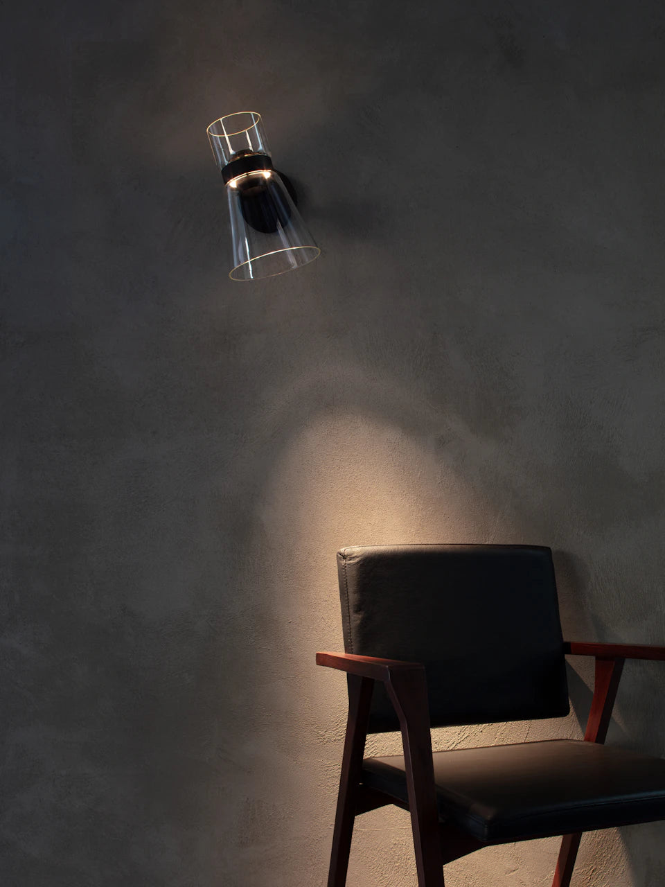 Wandlamp NOCTURNE CONE zilver