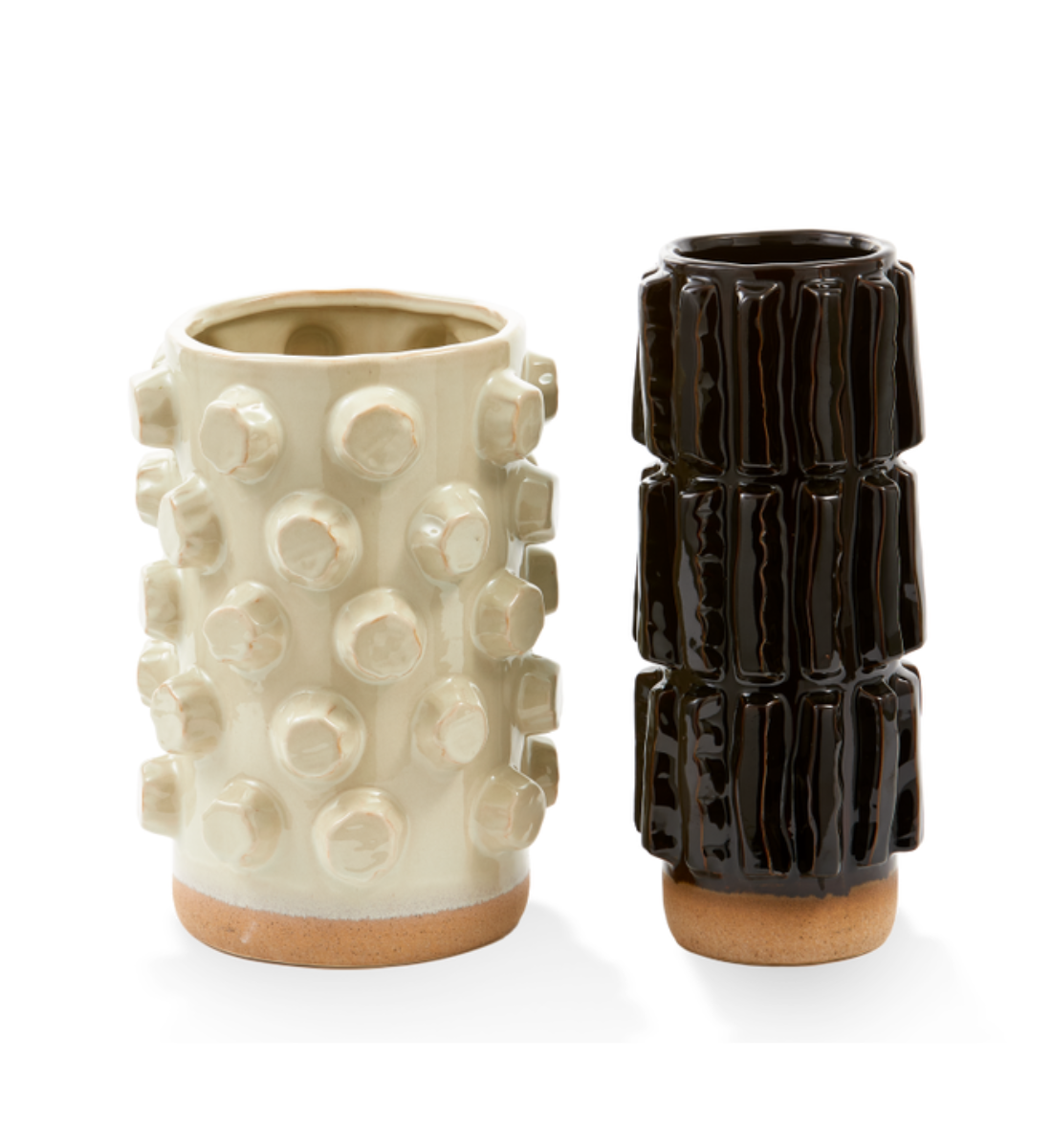 STRUCTURE beige vase
