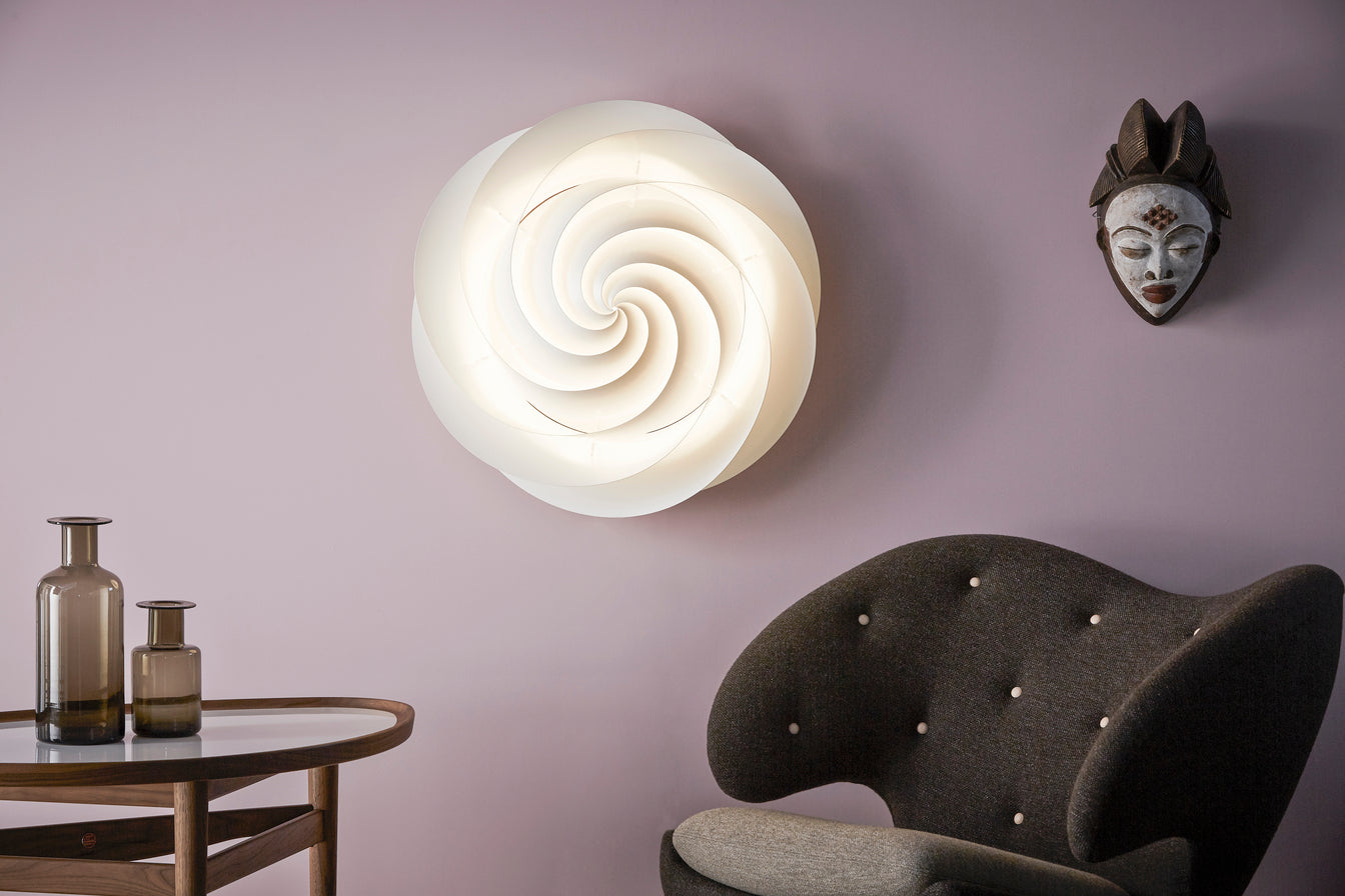 Wall lamp MODEL 1320 SWIRL white