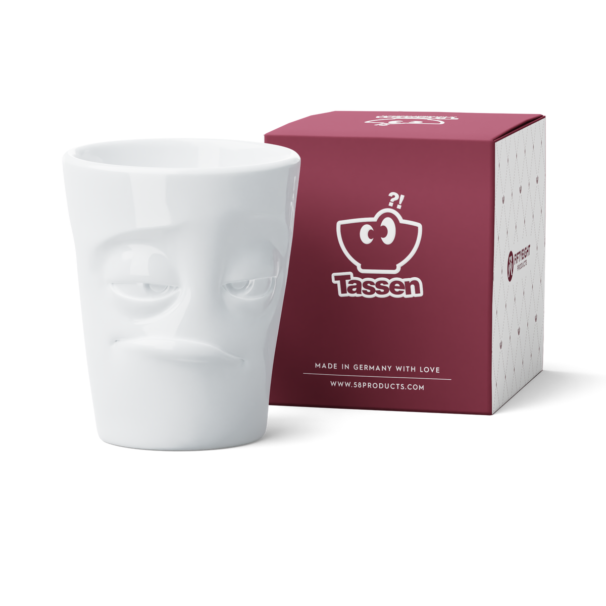 MAXIMUG UNIMPRESSED mok beker wit