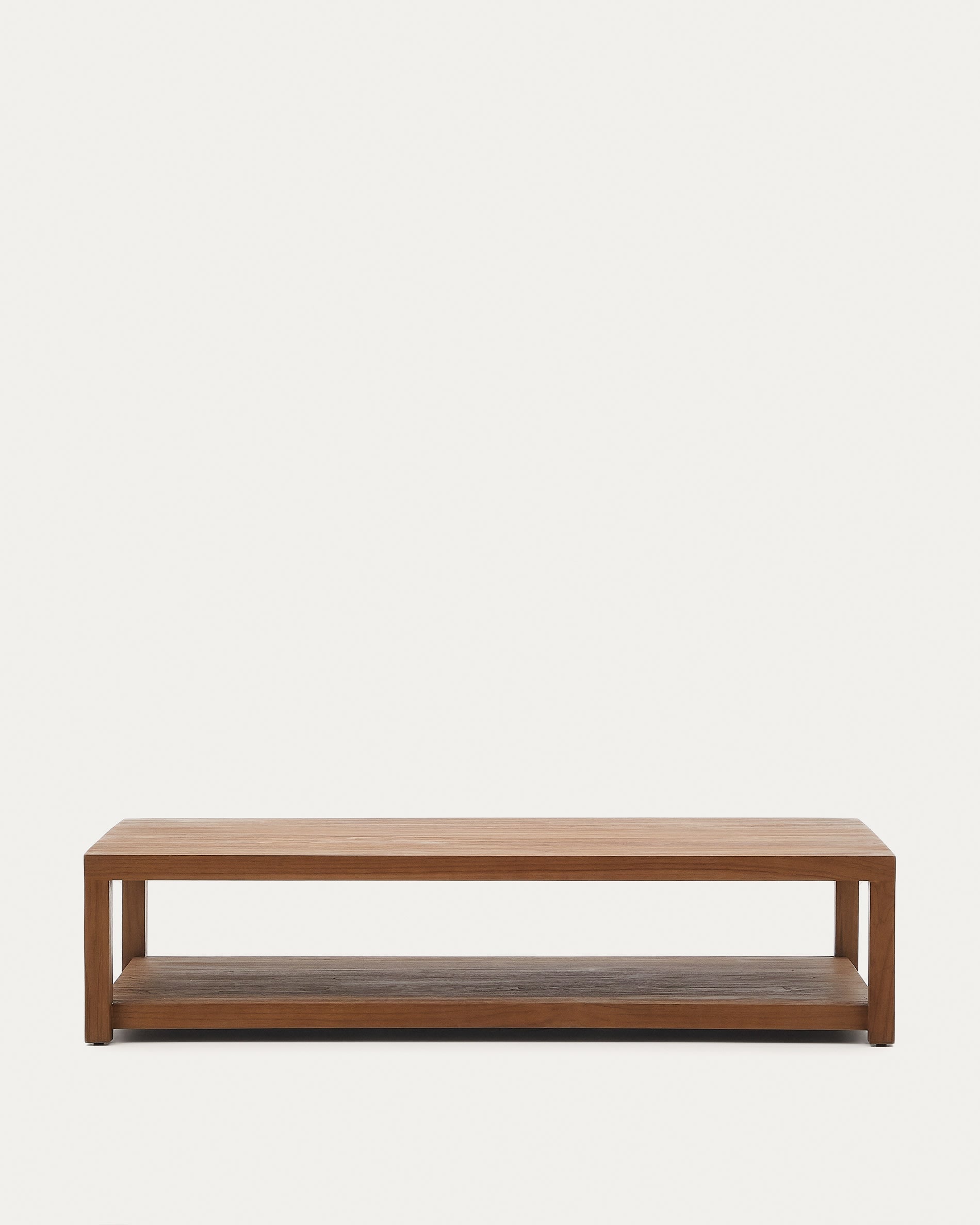 Stolik kawowy SASHI drewno tekowe – styl minimalistyczny